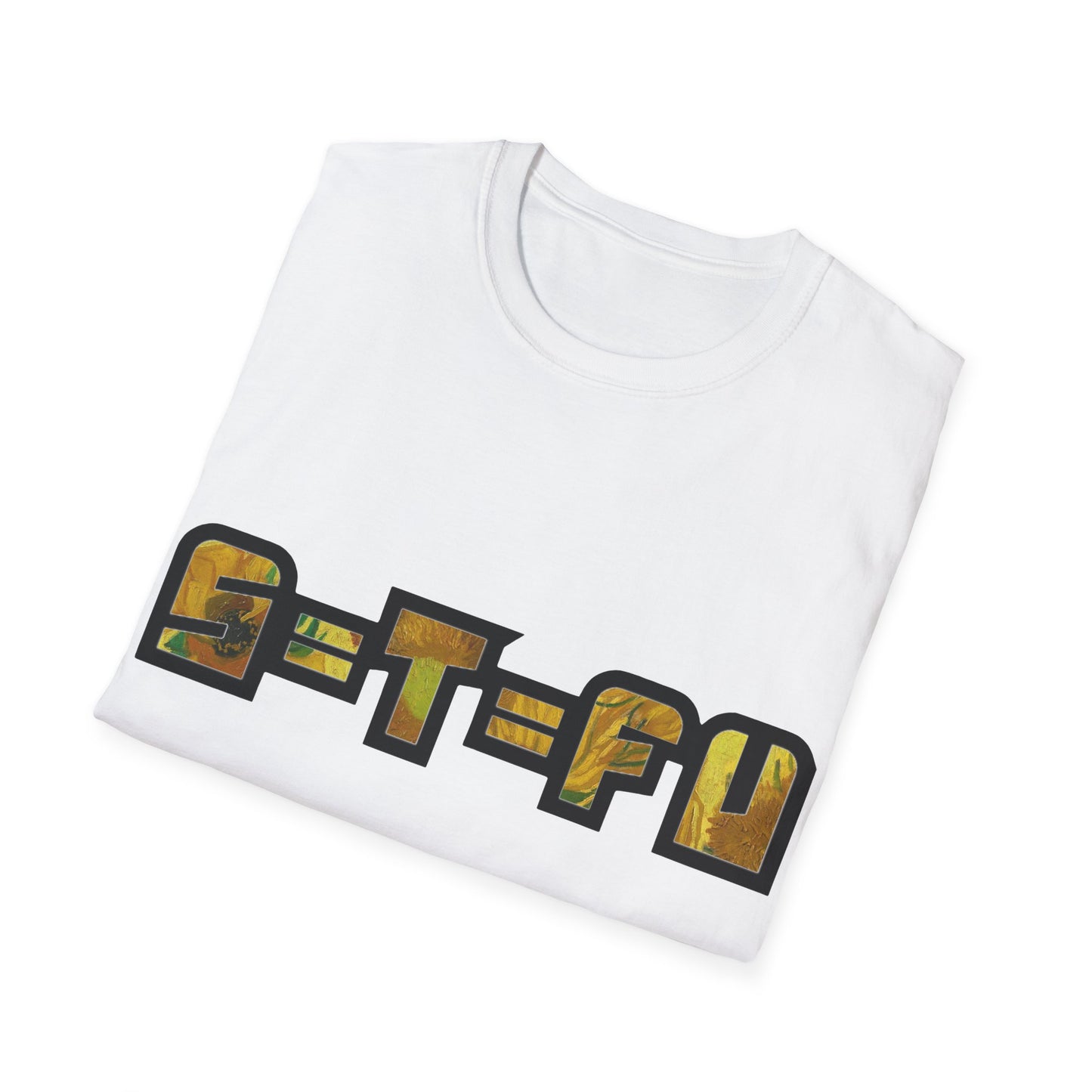 S=T=FU / 013 TBS 001 / Unisex Softstyle T-Shirt / On Brand Sunflowers