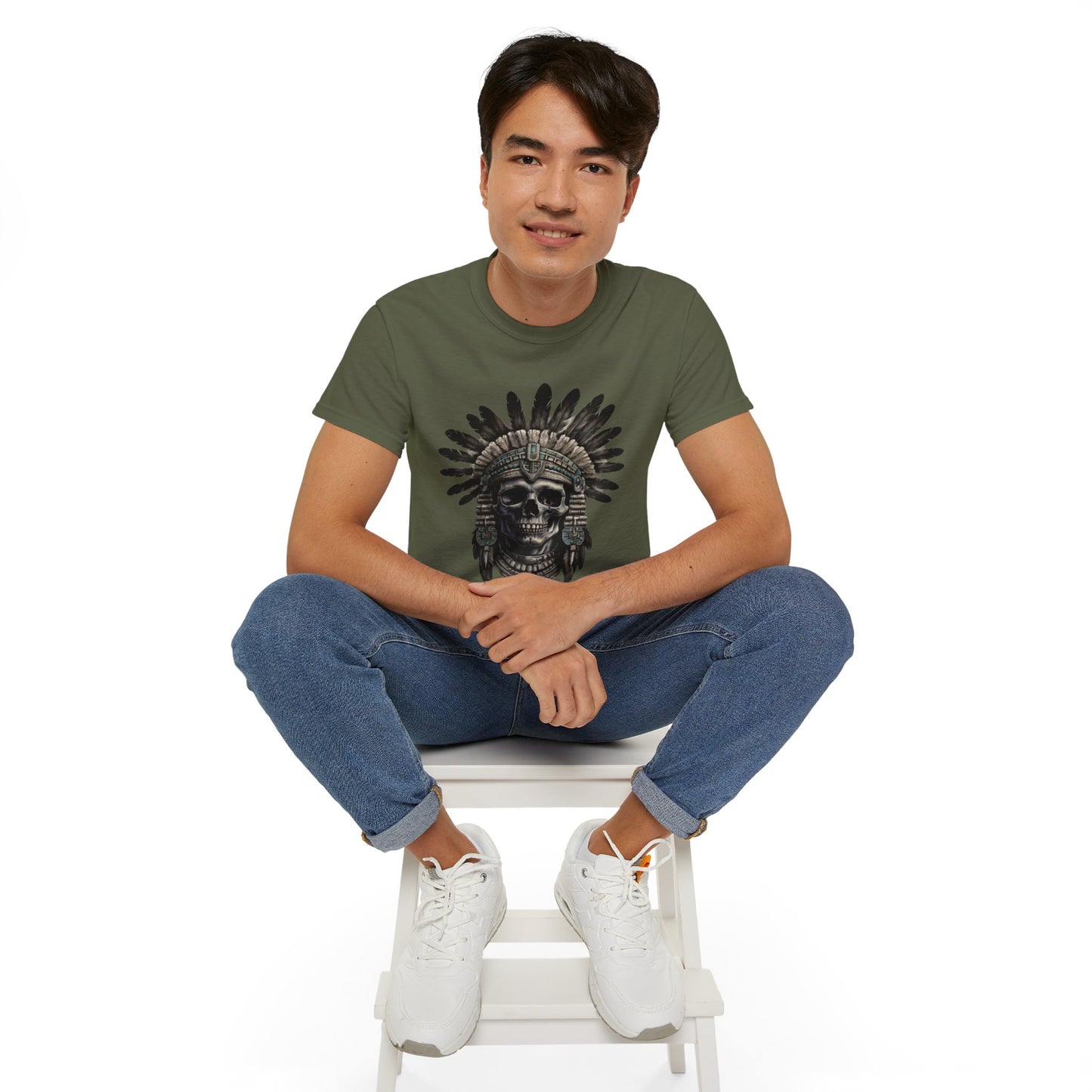 S=T=FU / 008 TSA 001 / Unisex Ultra Cotton Tee / Aztec Mictecacihuatl