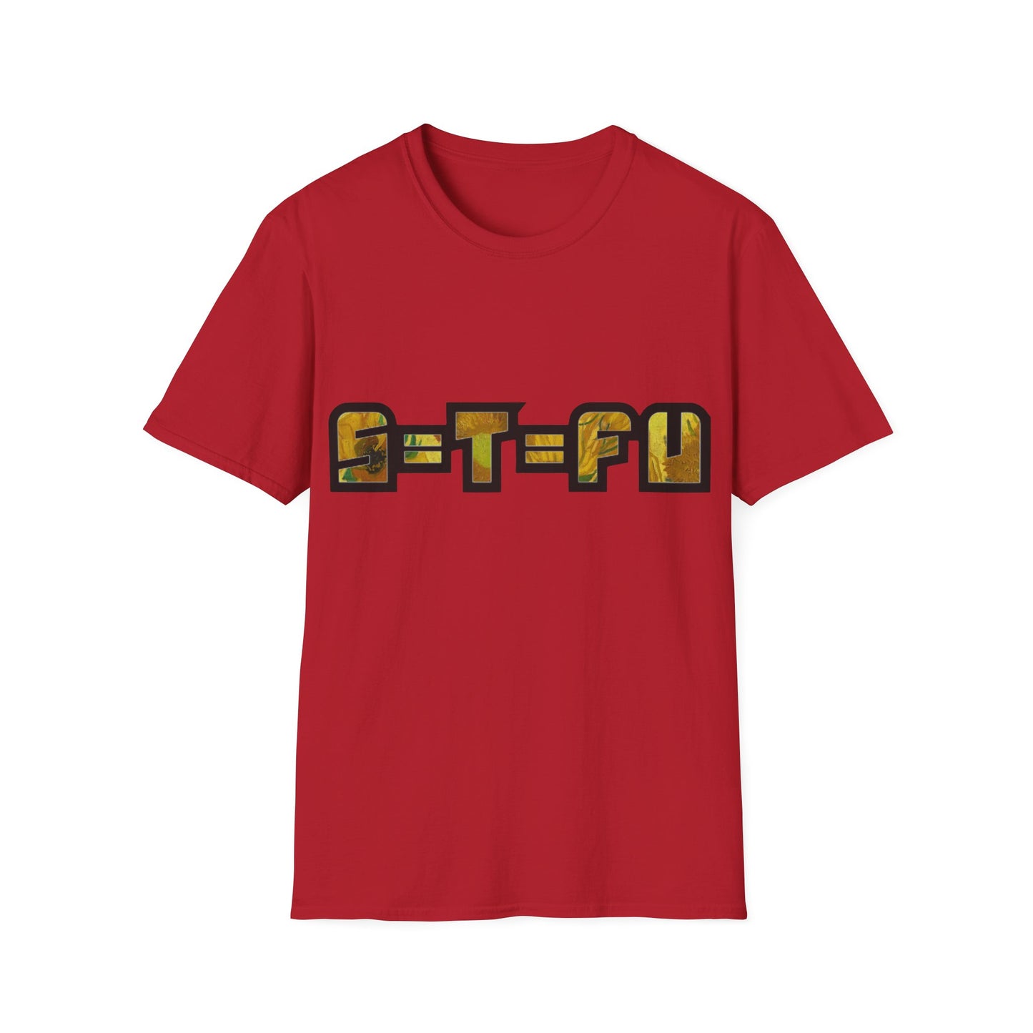 S=T=FU / 013 TBS 001 / Unisex Softstyle T-Shirt / On Brand Sunflowers