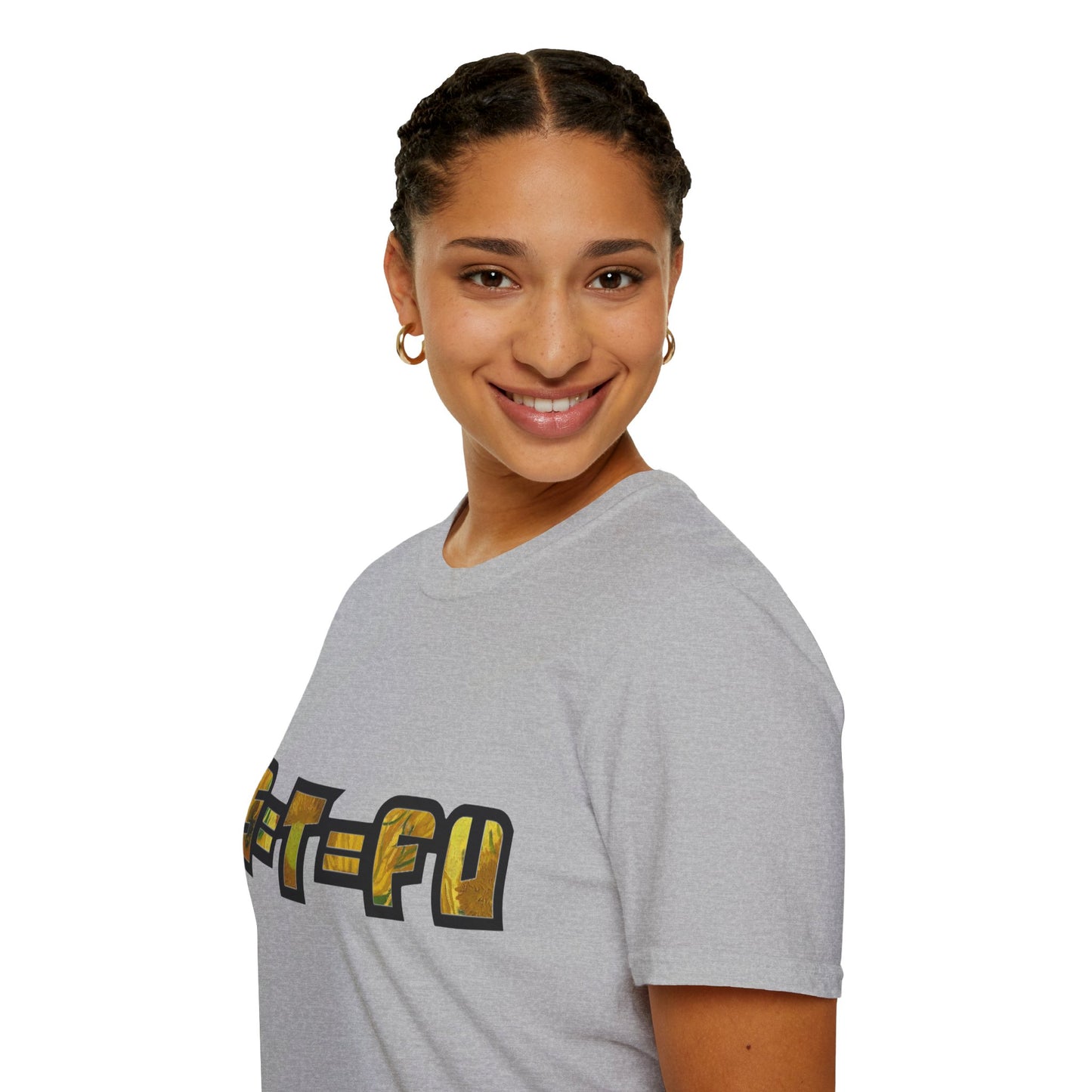S=T=FU / 013 TBS 001 / Unisex Softstyle T-Shirt / On Brand Sunflowers