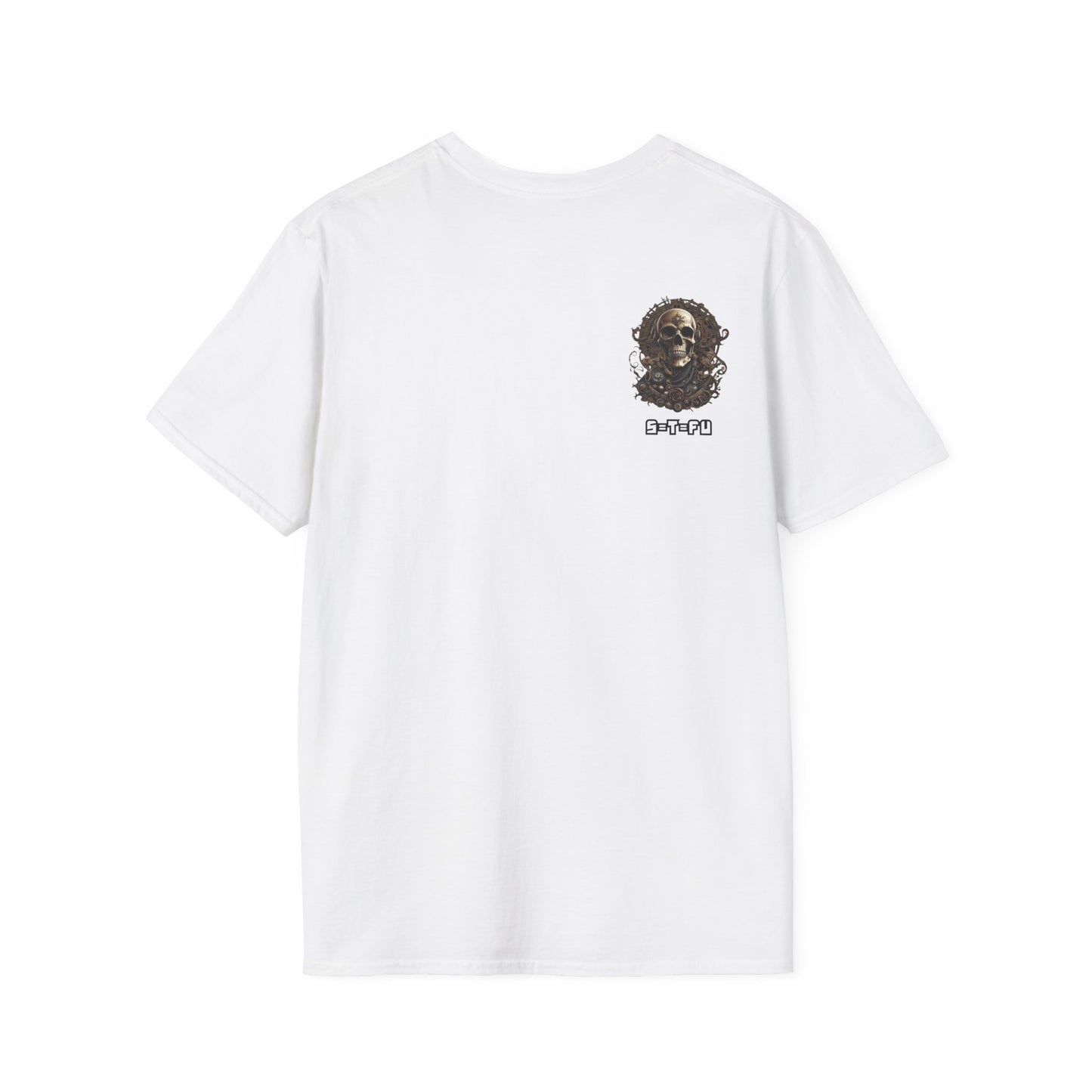 S=T=FU / 006 TSS 001 / Unisex Softstyle T-Shirt / Bronze Skull 01