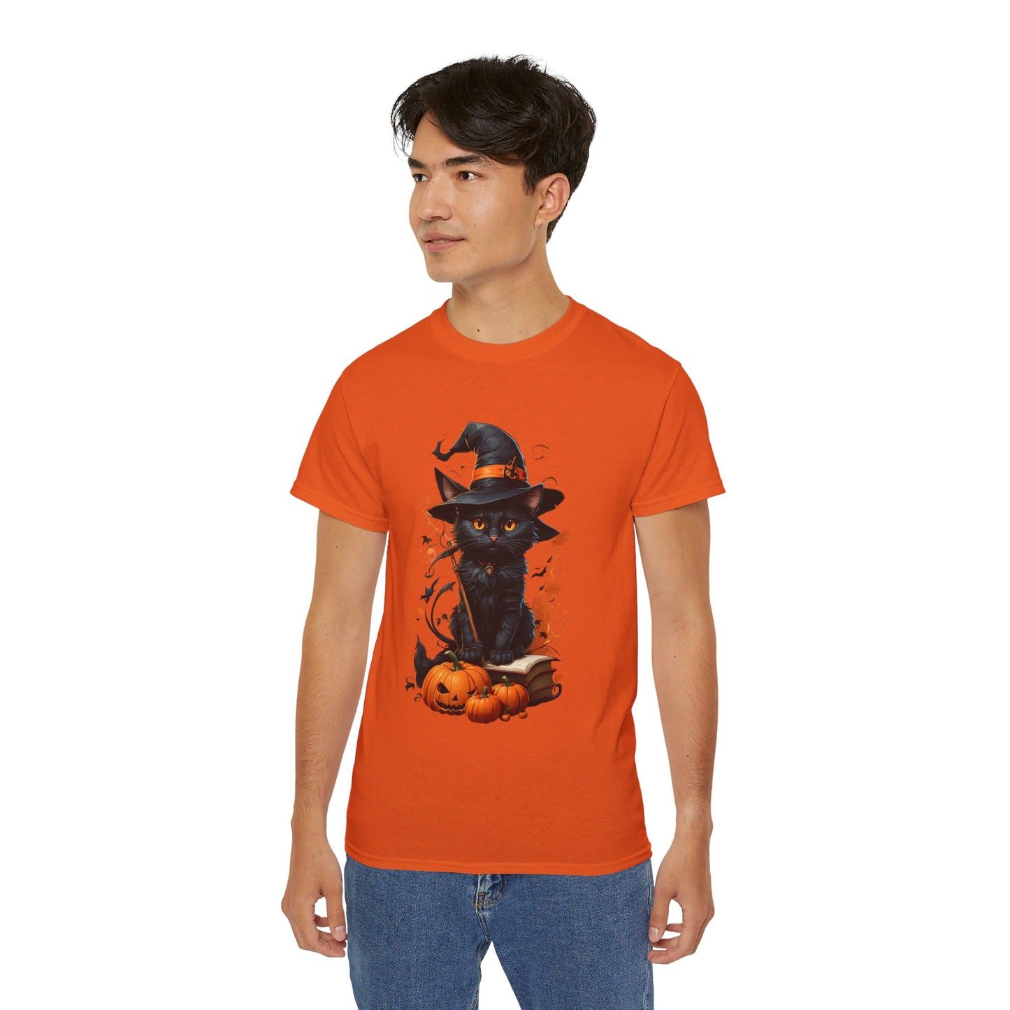 S=T=FU / 011 THC 001 / Unisex Ultra Cotton Tee / Halloween Cat 01