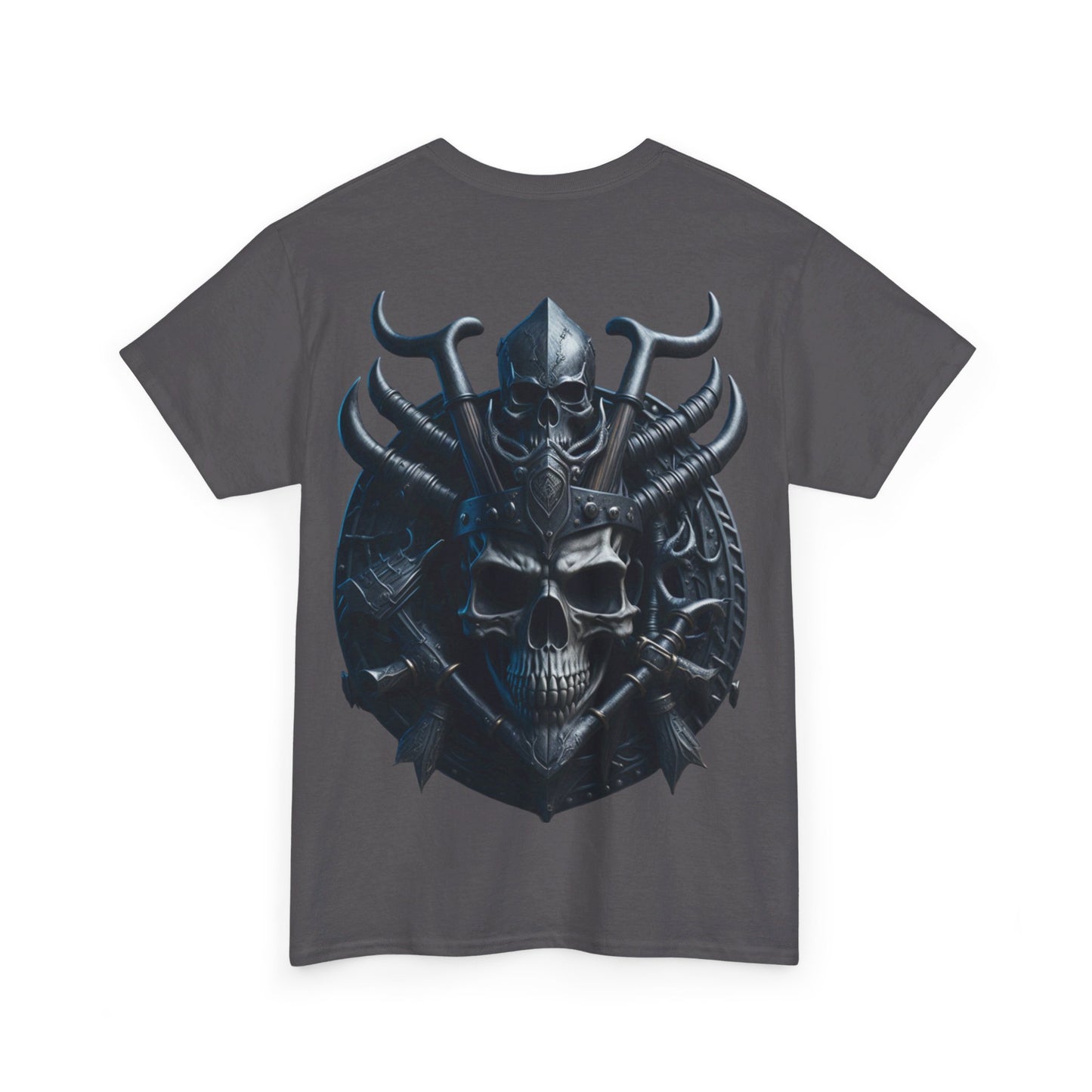 S=T=FU / 001 TSV 001 / Unisex Heavy Cotton Tee / Biker Viking Skull