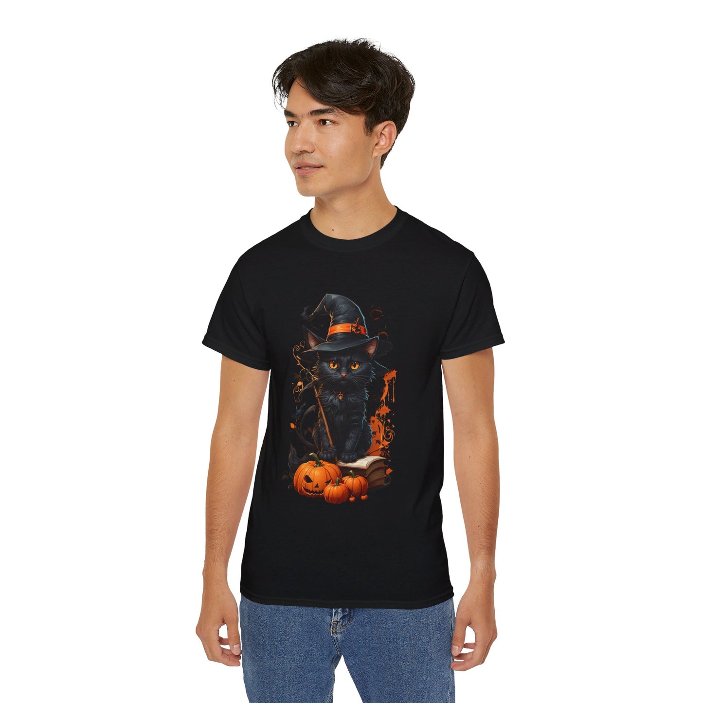 S=T=FU / 011 THC 001 / Unisex Ultra Cotton Tee / Halloween Cat 01