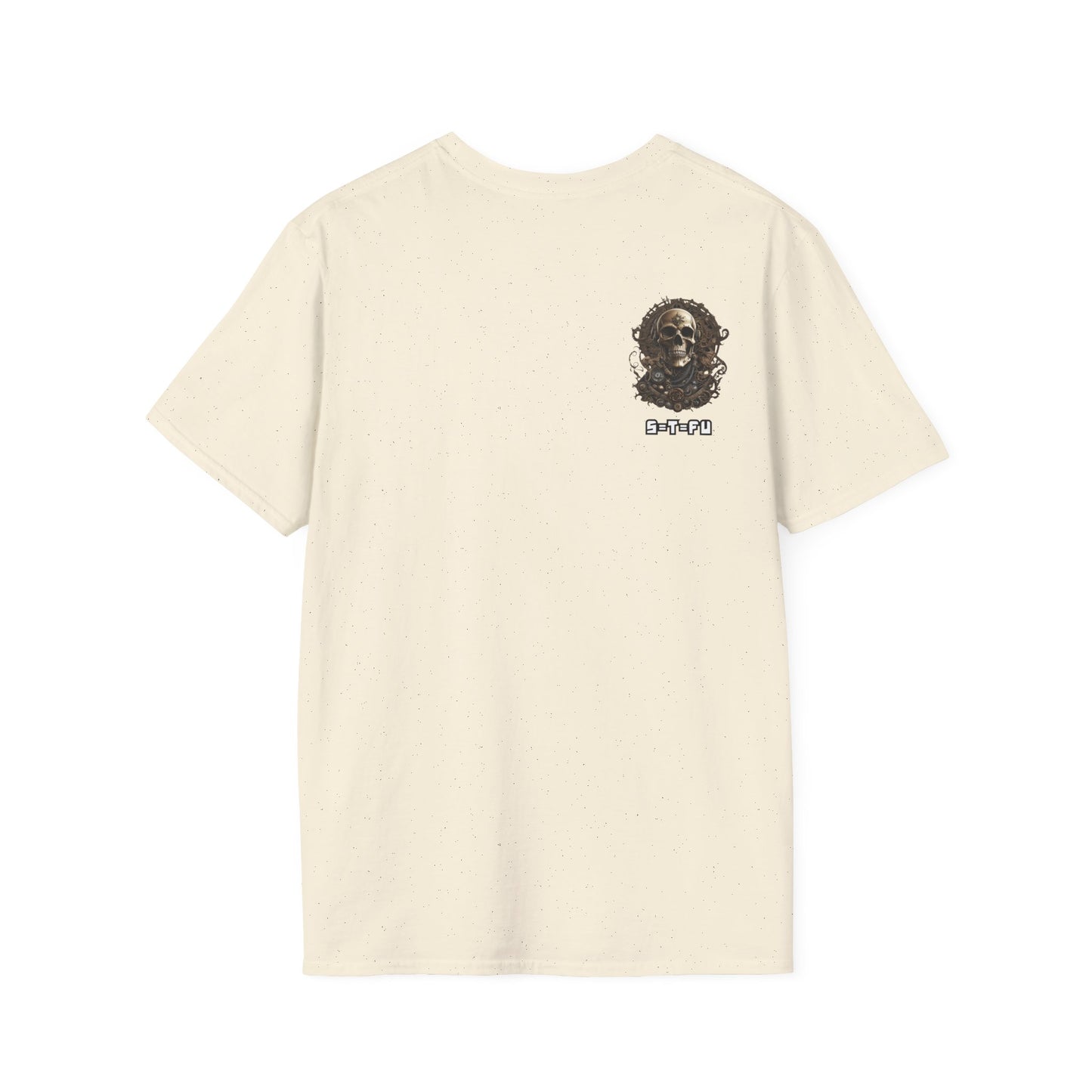 S=T=FU / 006 TSS 001 / Unisex Softstyle T-Shirt / Bronze Skull 01
