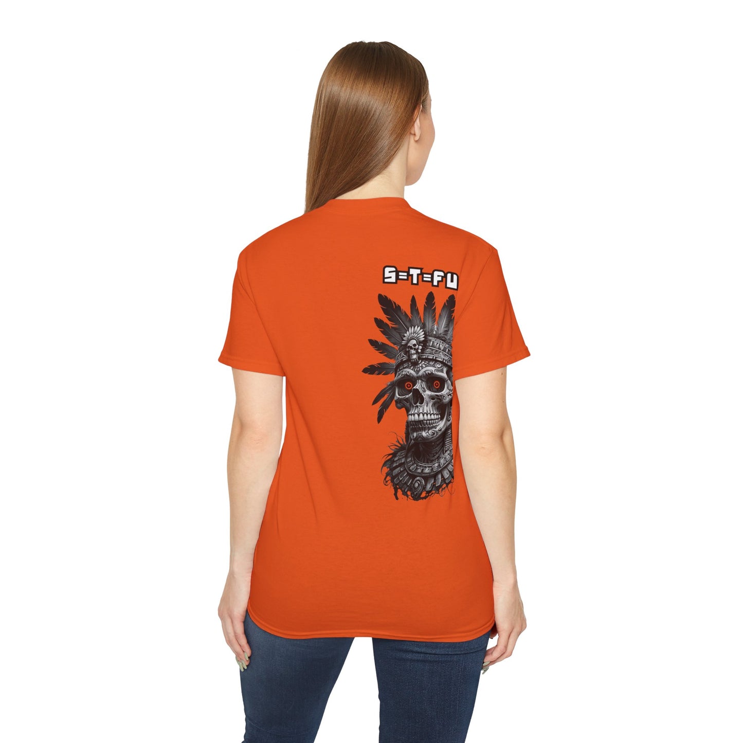 S=T=FU / 008 TSA 001 / Unisex Ultra Cotton Tee / Aztec Mictecacihuatl