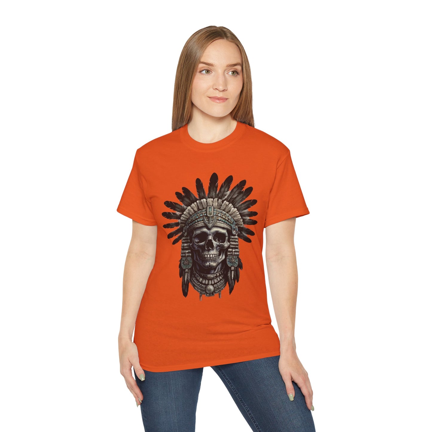 S=T=FU / 008 TSA 001 / Unisex Ultra Cotton Tee / Aztec Mictecacihuatl