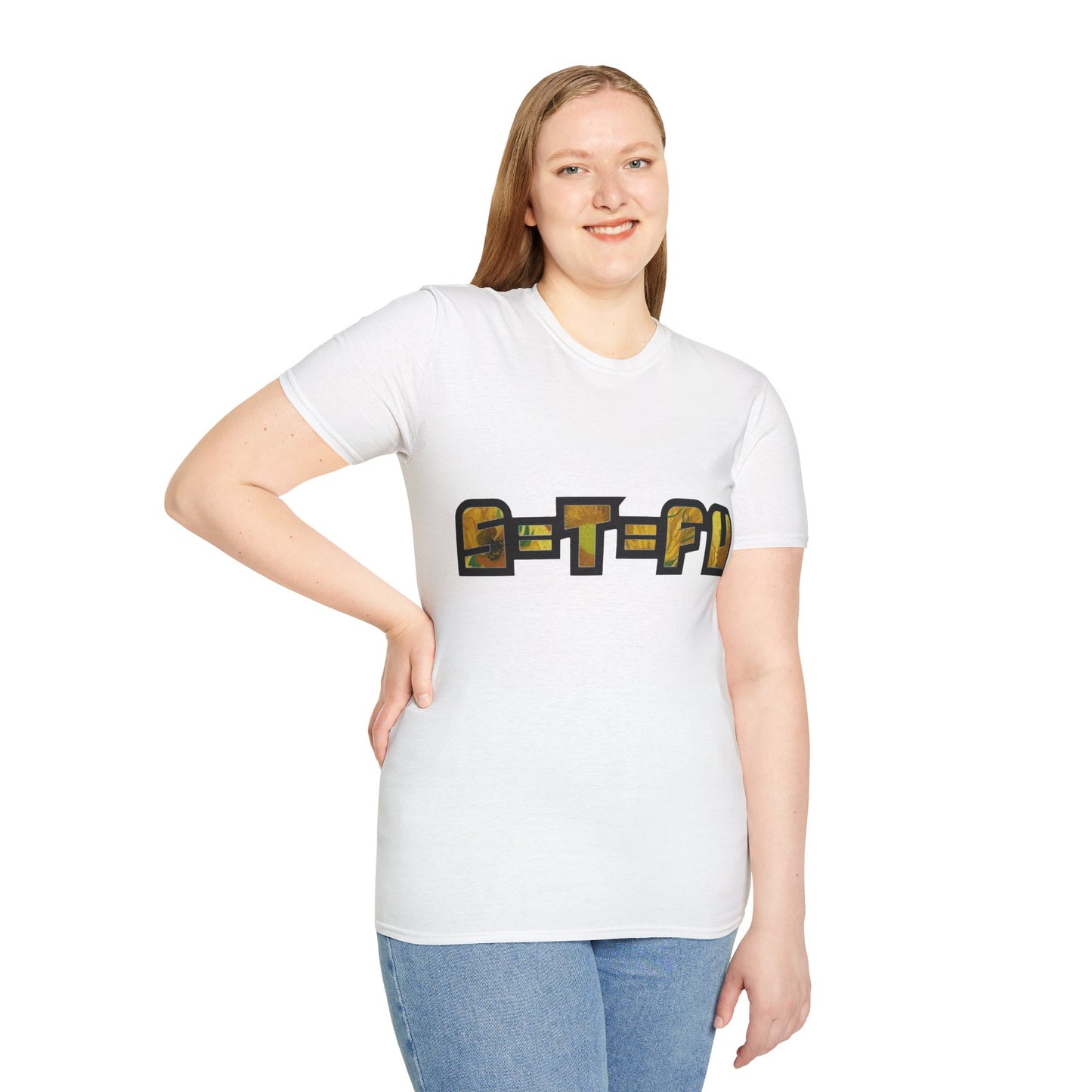 S=T=FU / 013 TBS 001 / Unisex Softstyle T-Shirt / On Brand Sunflowers