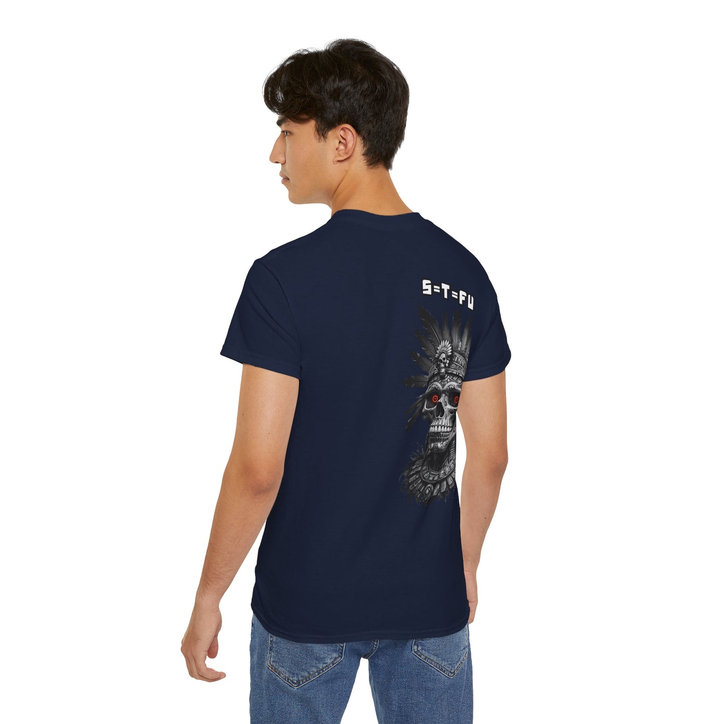 S=T=FU / 008 TSA 001 / Unisex Ultra Cotton Tee / Aztec Mictecacihuatl