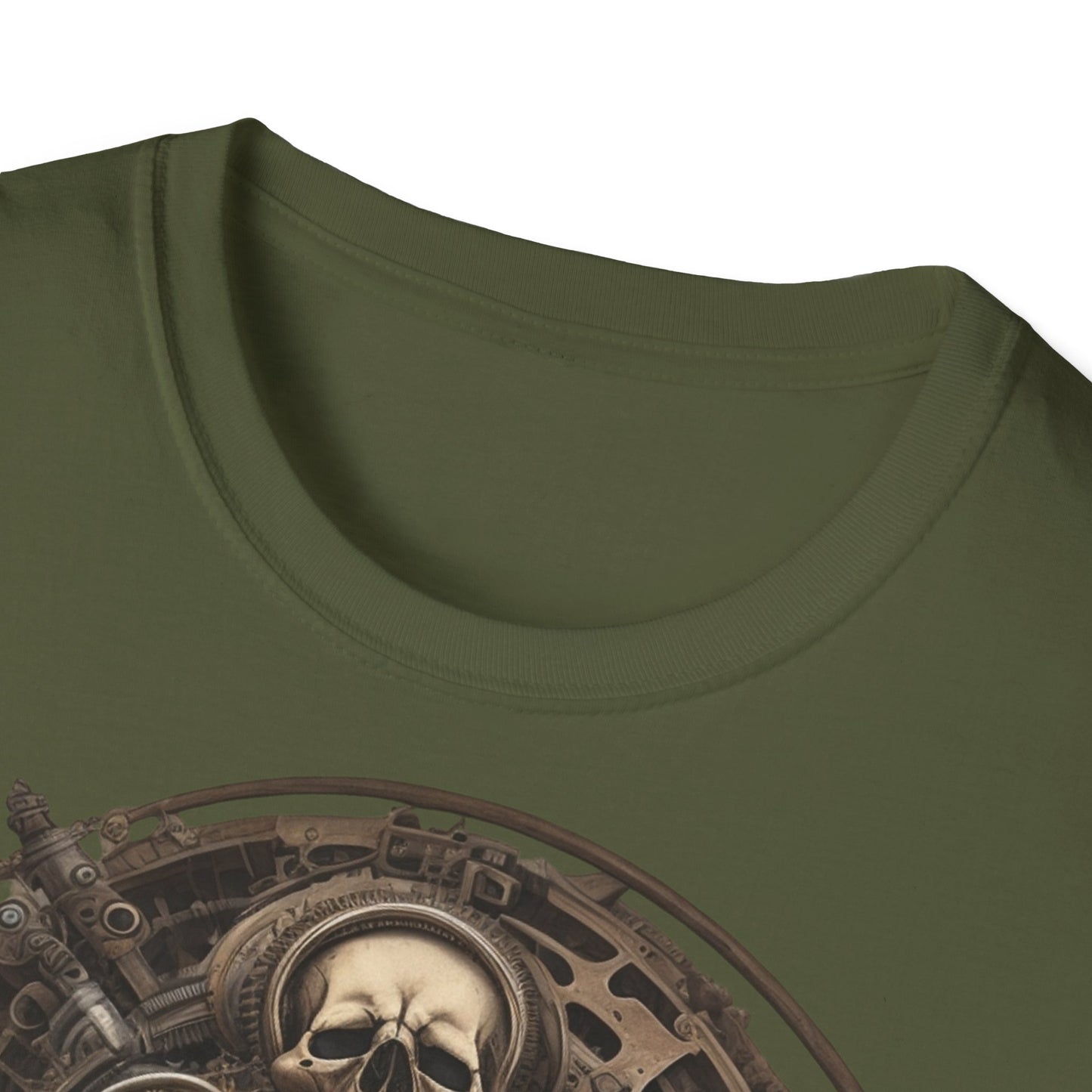 S=T=FU / 006 TSS 001 / Unisex Softstyle T-Shirt / Bronze Skull 01