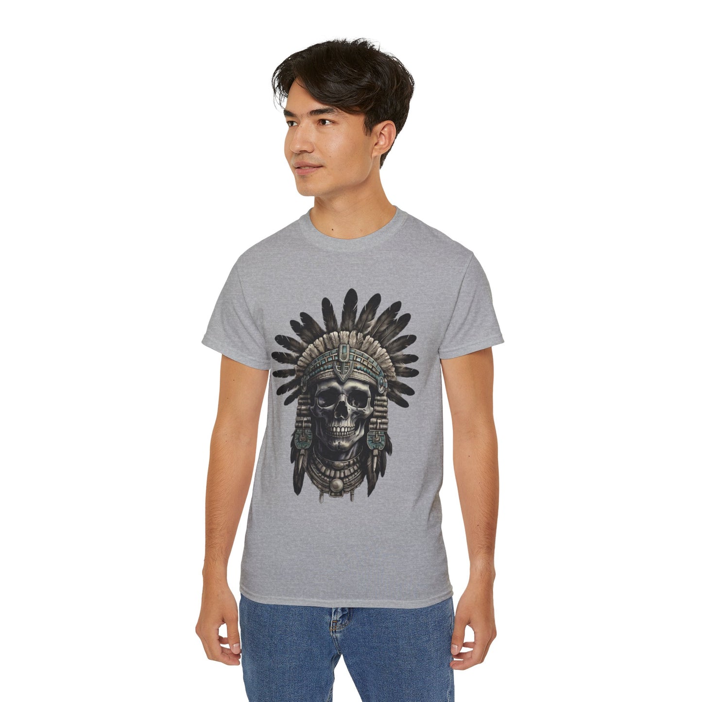 S=T=FU / 008 TSA 001 / Unisex Ultra Cotton Tee / Aztec Mictecacihuatl