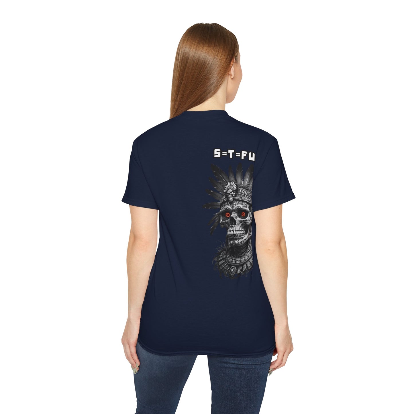 S=T=FU / 008 TSA 001 / Unisex Ultra Cotton Tee / Aztec Mictecacihuatl