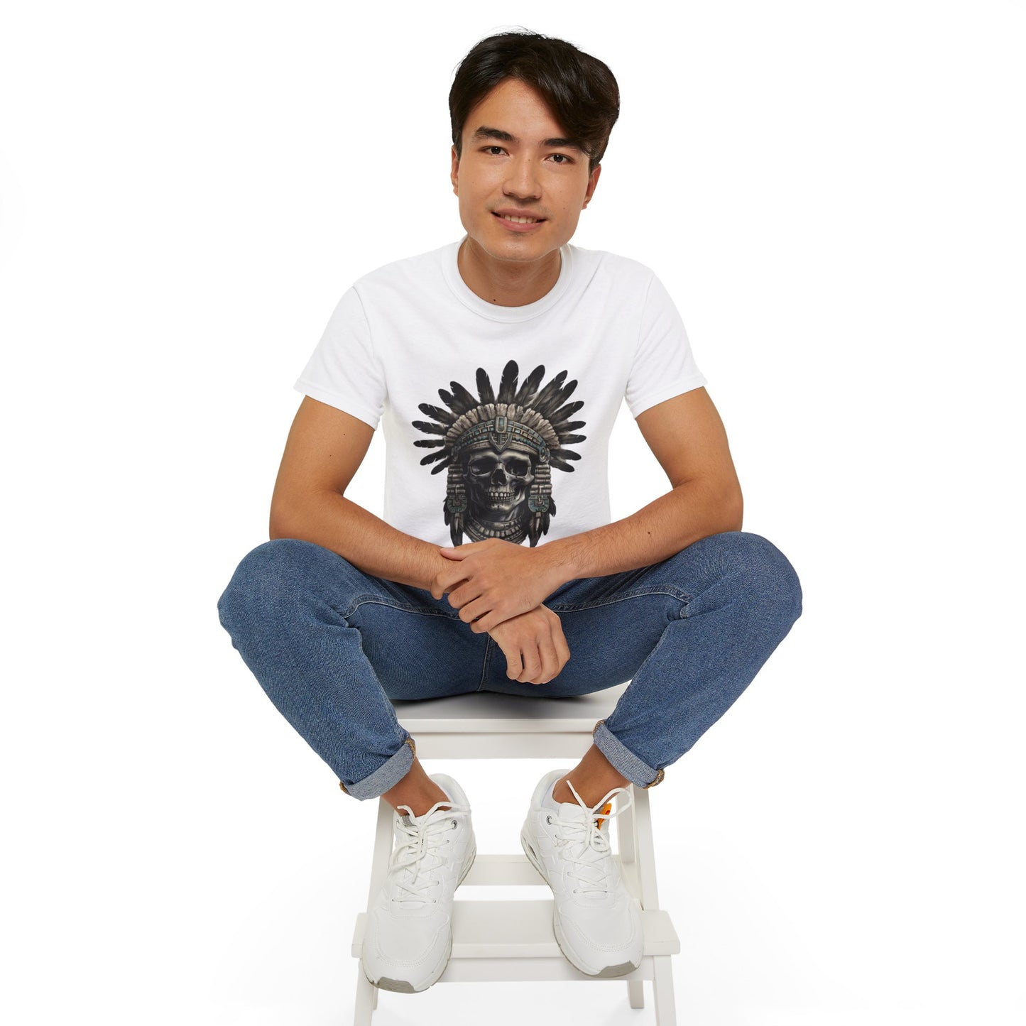 S=T=FU / 008 TSA 001 / Unisex Ultra Cotton Tee / Aztec Mictecacihuatl