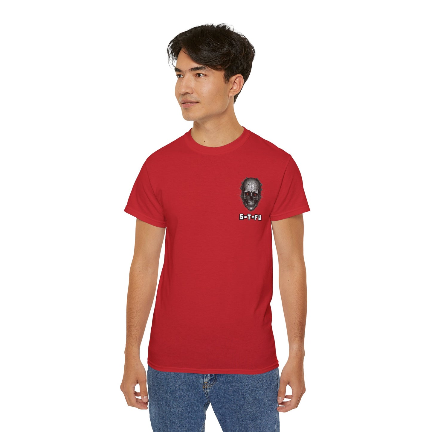 S=T=FU / 012 TSD 001 / Unisex Ultra Cotton Tee / Biker Devil Skull