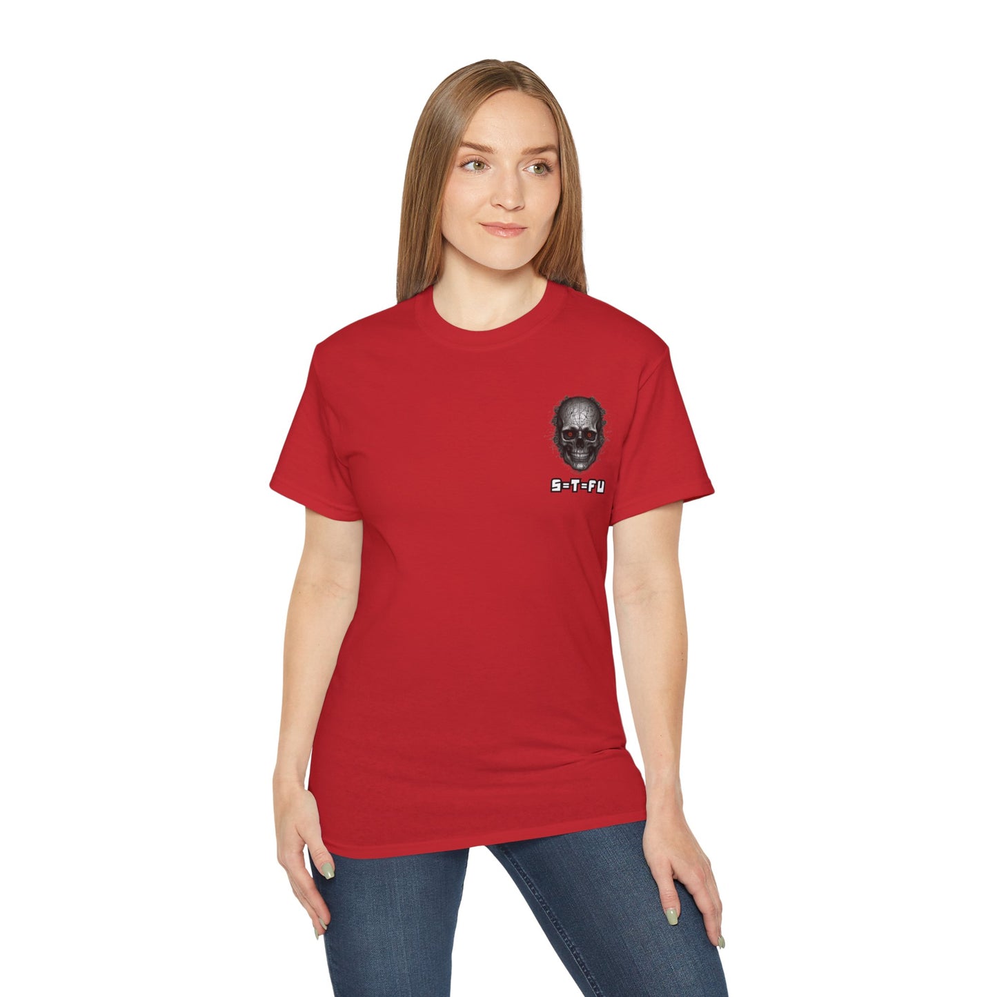 S=T=FU / 012 TSD 001 / Unisex Ultra Cotton Tee / Biker Devil Skull