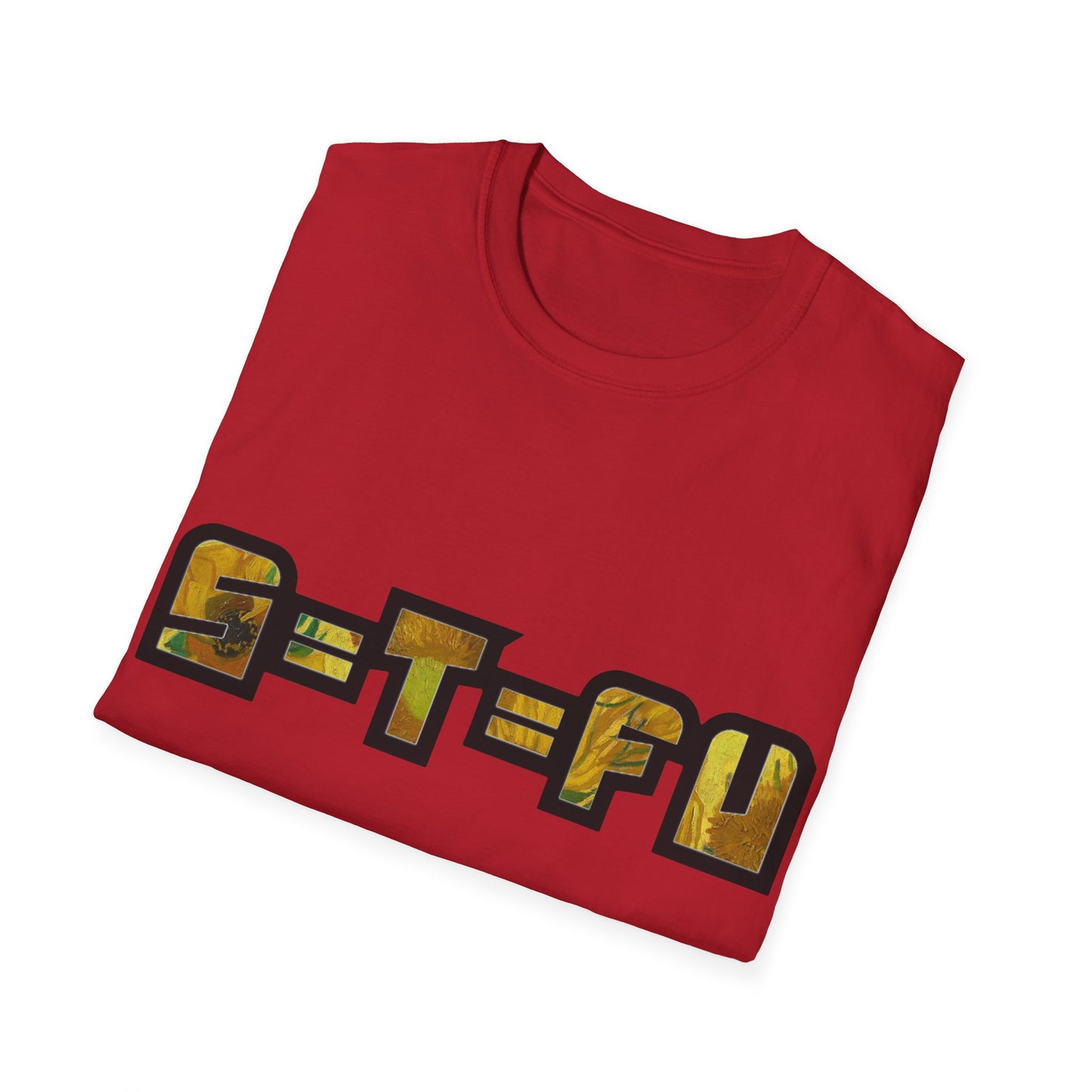 S=T=FU / 013 TBS 001 / Unisex Softstyle T-Shirt / On Brand Sunflowers