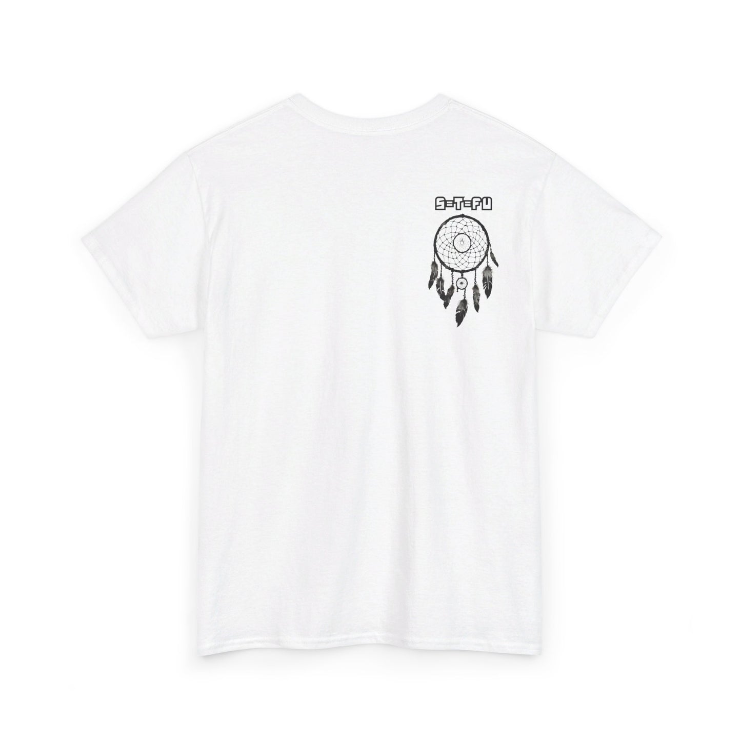 S=T=FU / 007 TSI 001 / Unisex Heavy Cotton Tee / Native American Skull