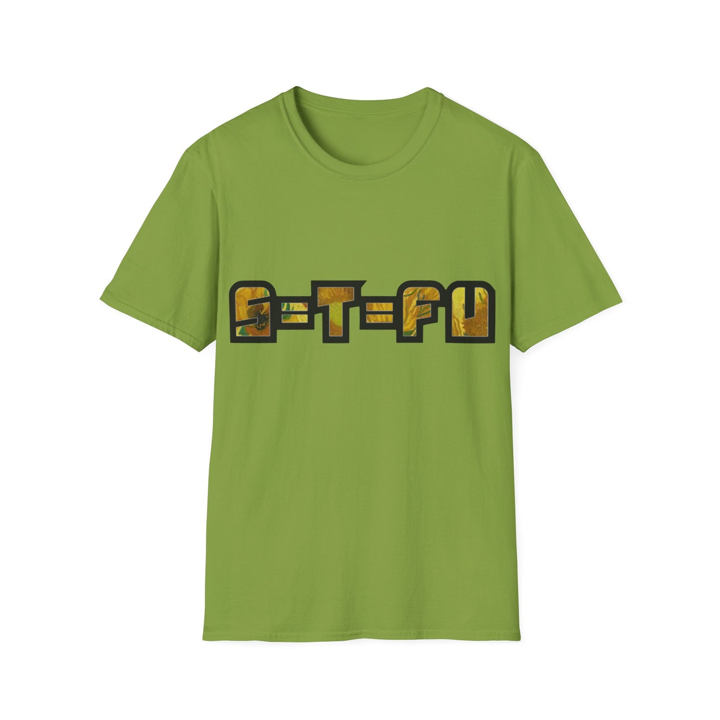 S=T=FU / 013 TBS 001 / Unisex Softstyle T-Shirt / On Brand Sunflowers