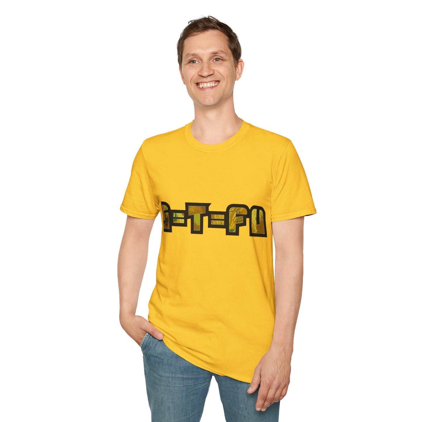 S=T=FU / 013 TBS 001 / Unisex Softstyle T-Shirt / On Brand Sunflowers