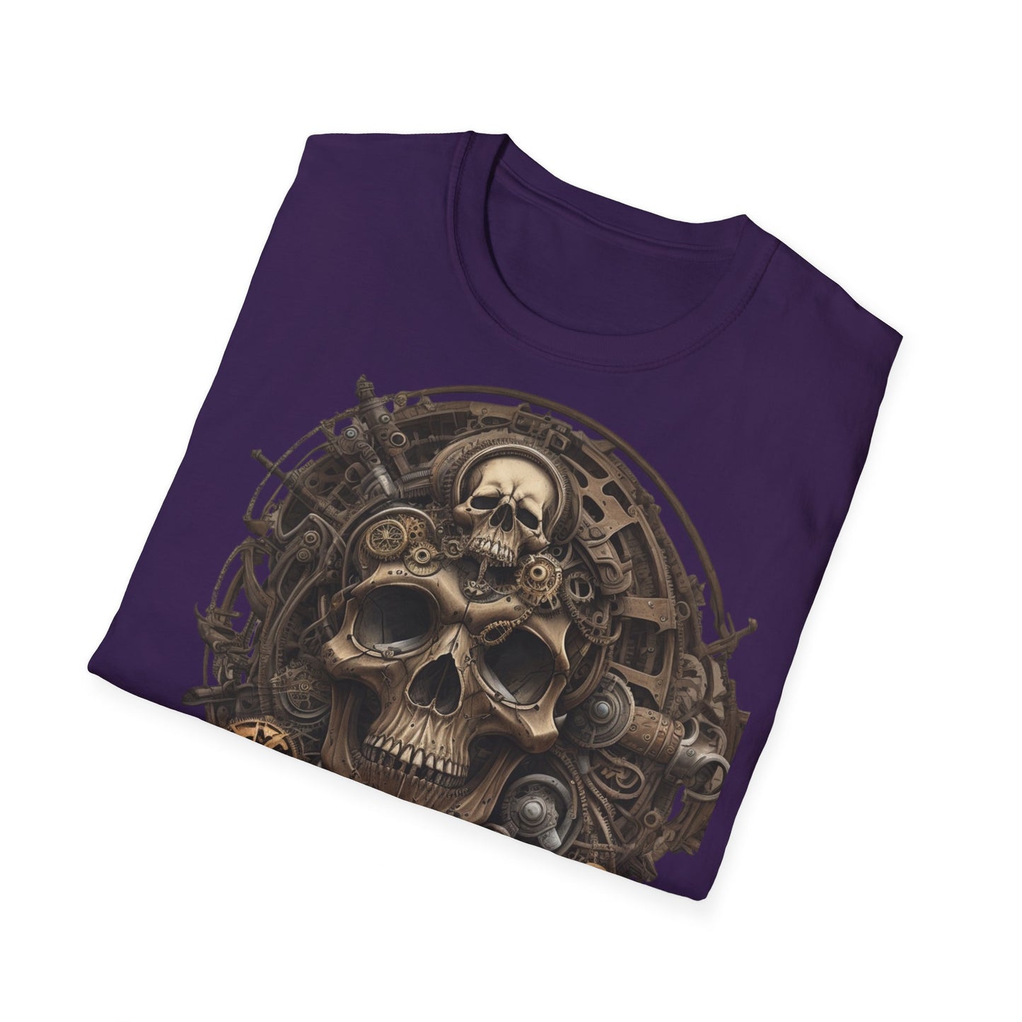 S=T=FU / 006 TSS 001 / Unisex Softstyle T-Shirt / Bronze Skull 01