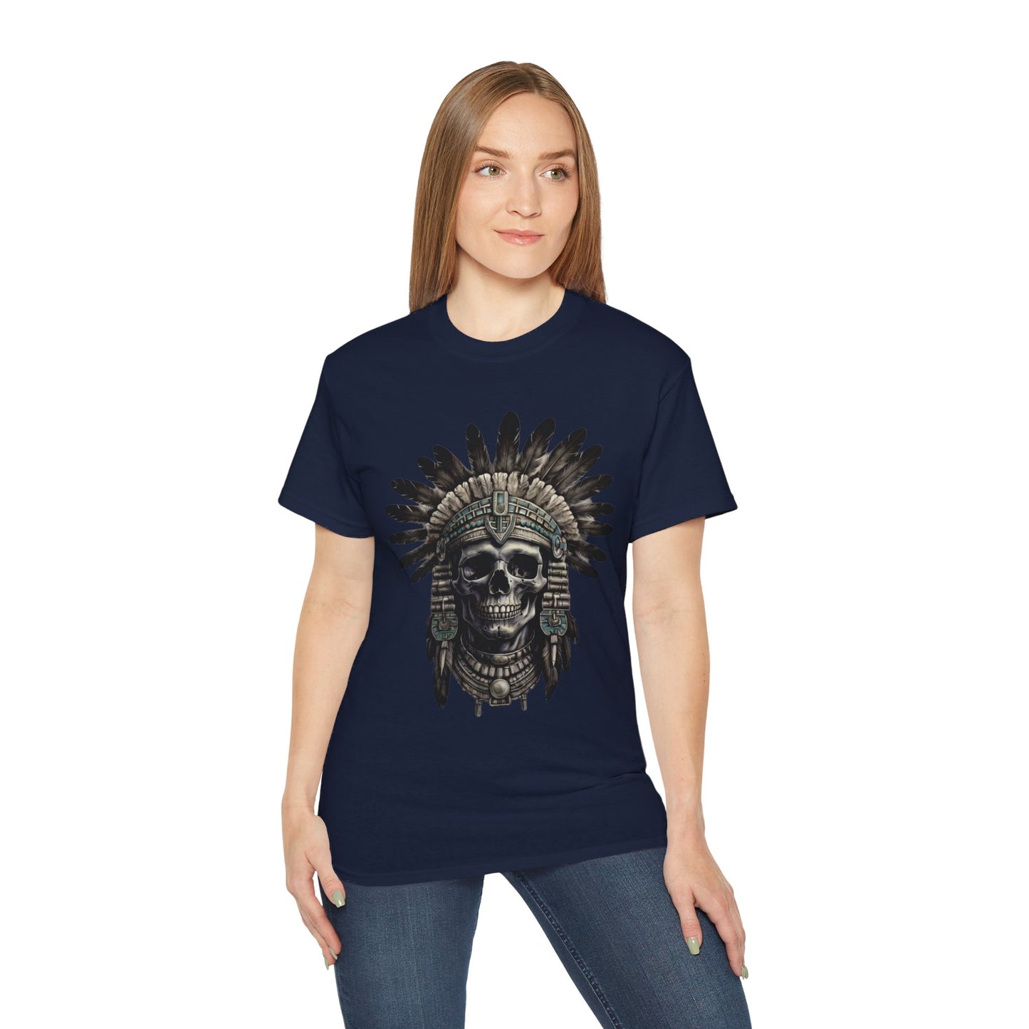 S=T=FU / 008 TSA 001 / Unisex Ultra Cotton Tee / Aztec Mictecacihuatl