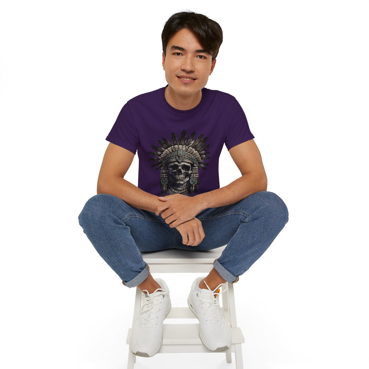 S=T=FU / 008 TSA 001 / Unisex Ultra Cotton Tee / Aztec Mictecacihuatl