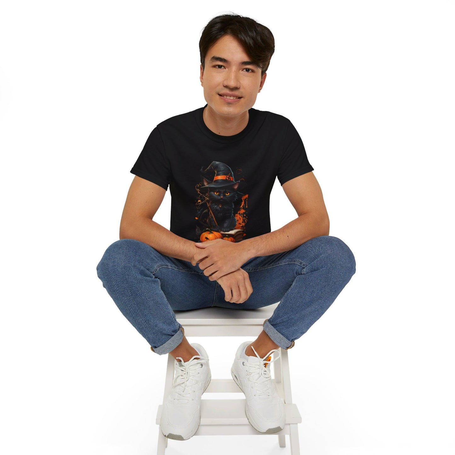 S=T=FU / 011 THC 001 / Unisex Ultra Cotton Tee / Halloween Cat 01