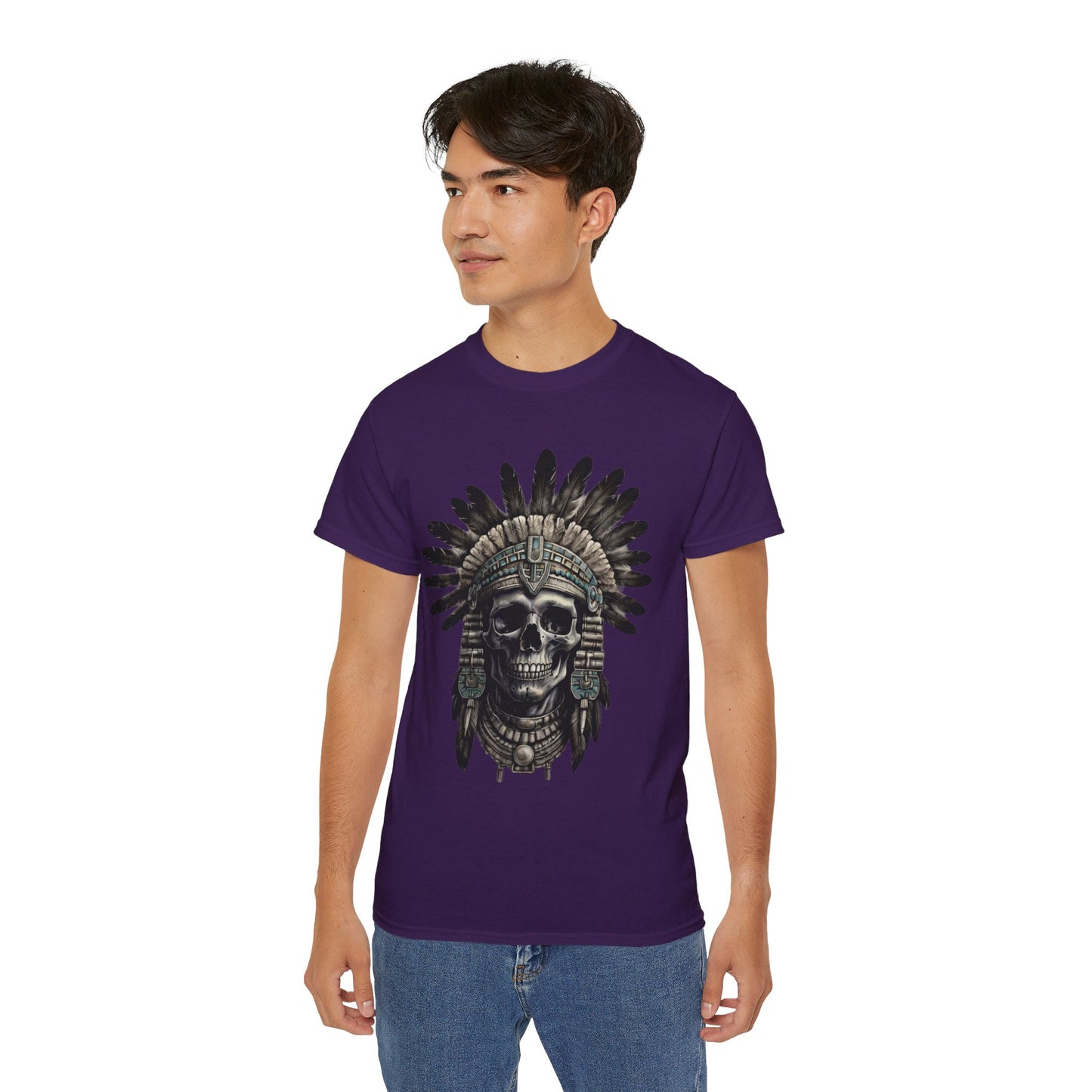 S=T=FU / 008 TSA 001 / Unisex Ultra Cotton Tee / Aztec Mictecacihuatl