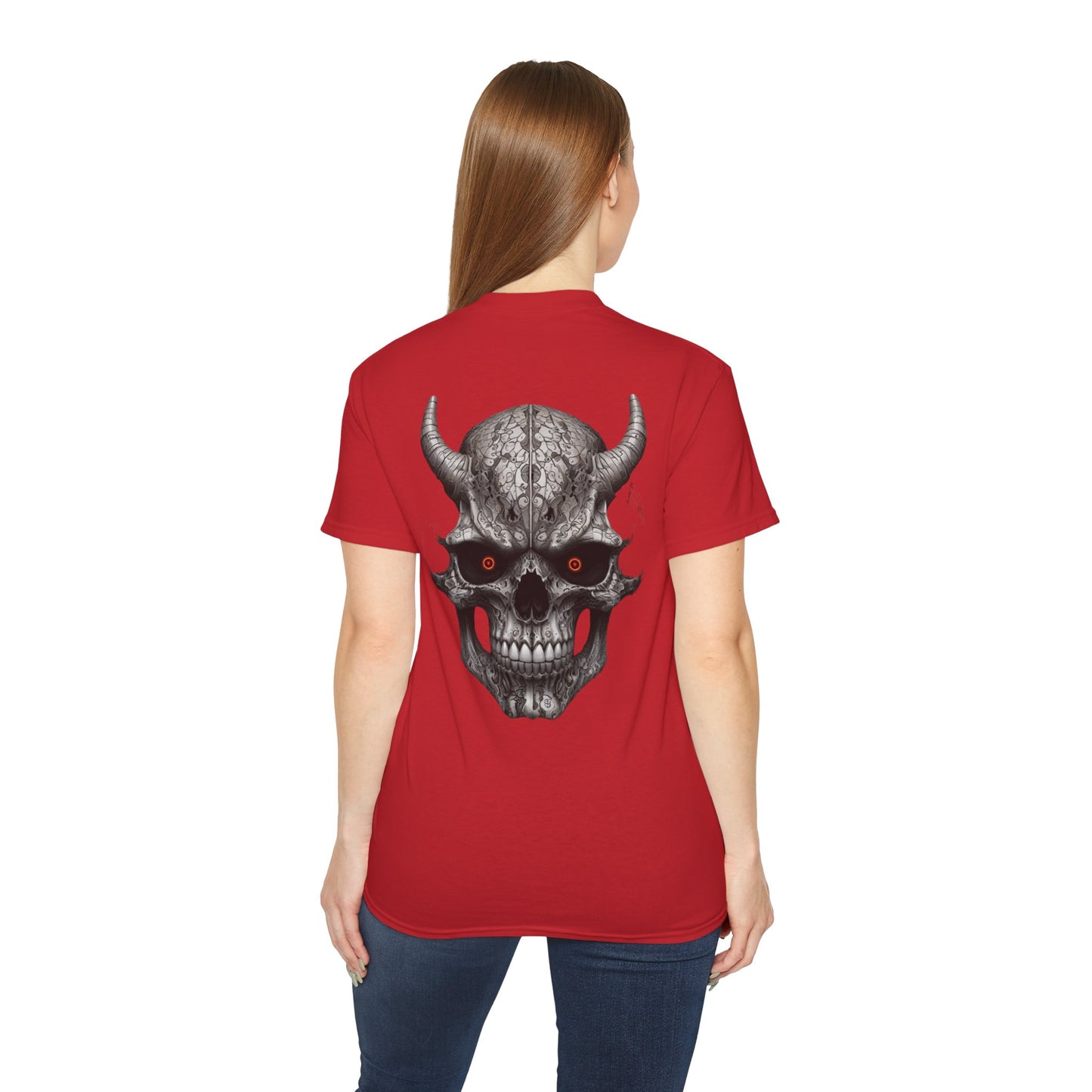 S=T=FU / 012 TSD 001 / Unisex Ultra Cotton Tee / Biker Devil Skull