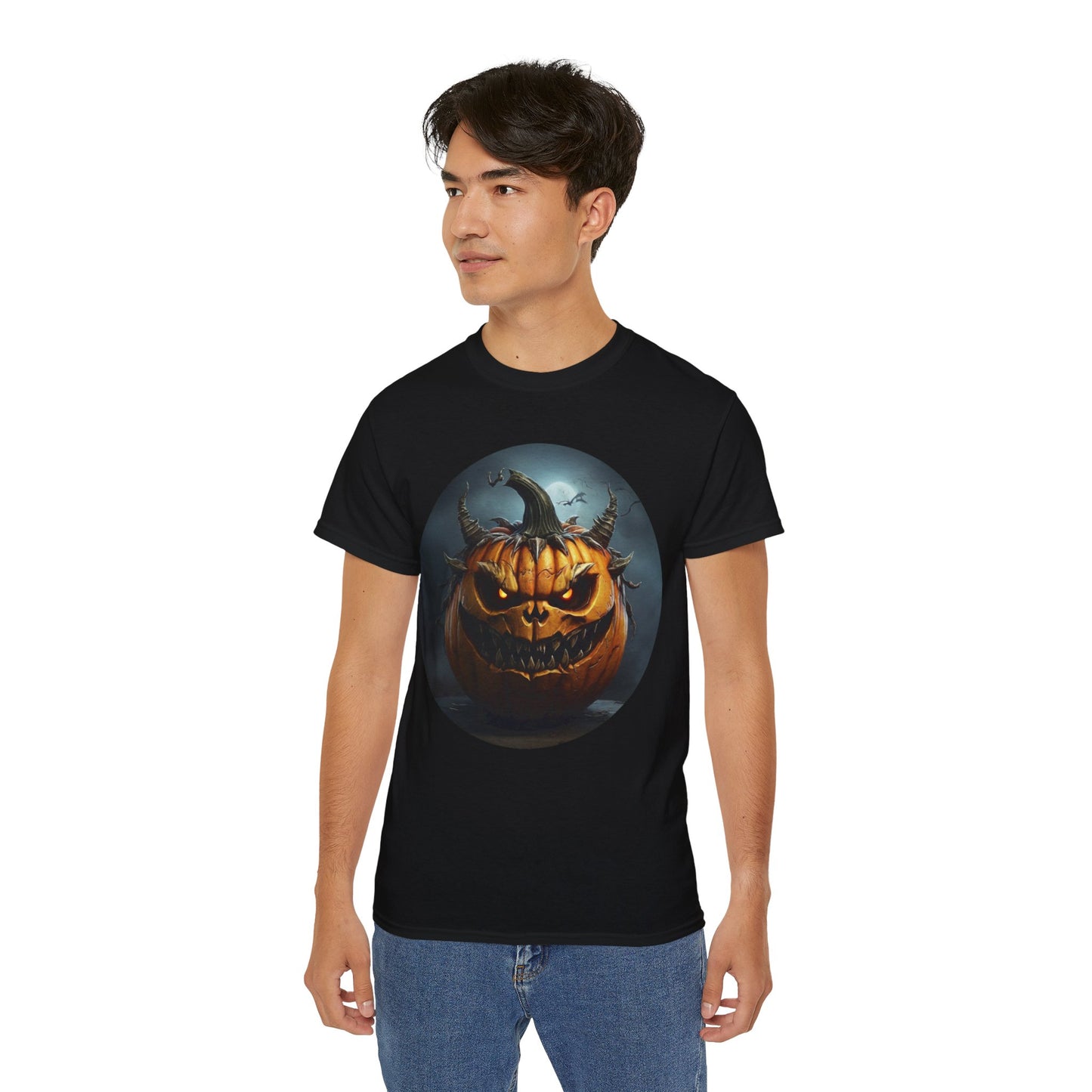 S=T=FU / 014 THP 001 / Unisex Ultra Cotton Tee / Halloween Pumpkin 01