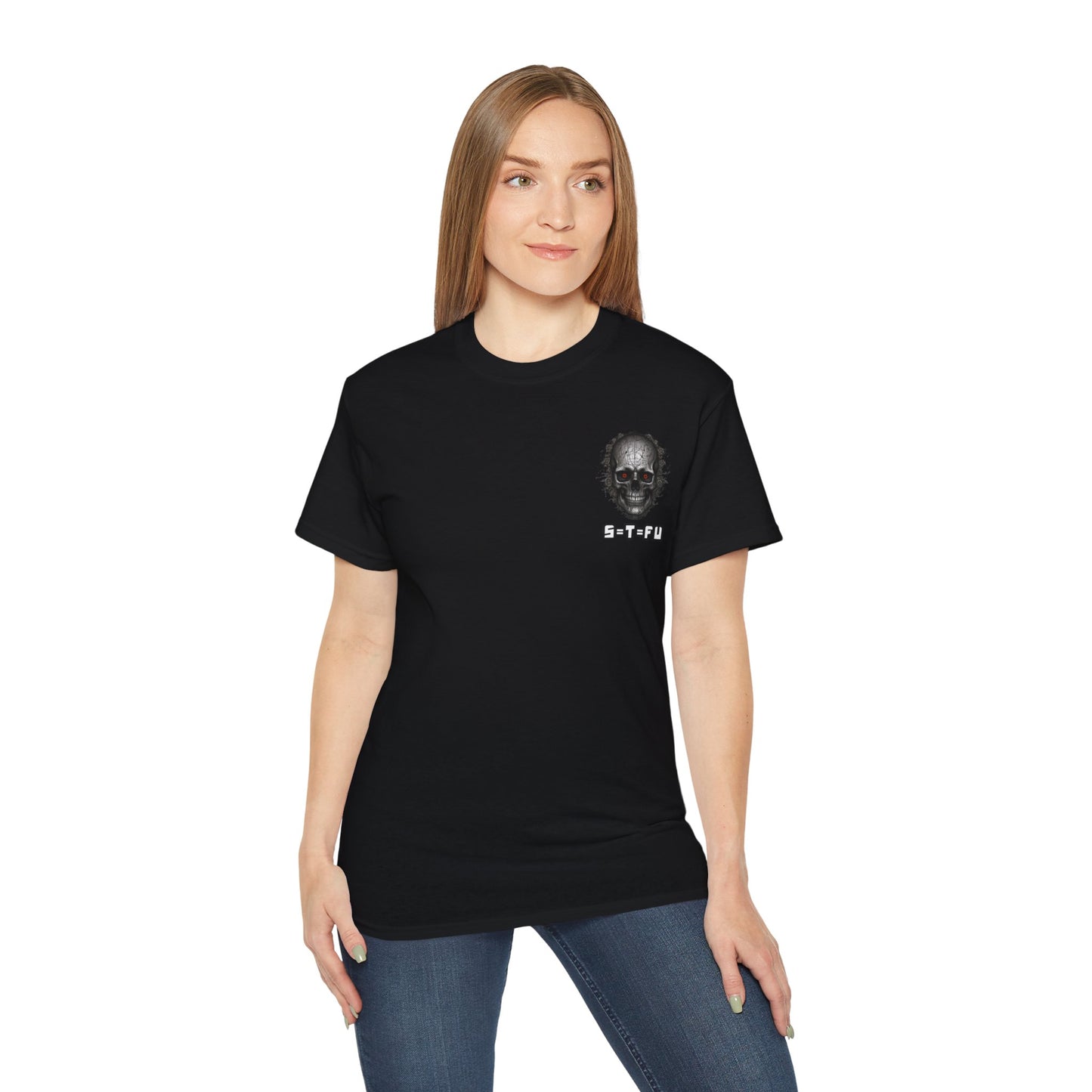S=T=FU / 012 TSD 001 / Unisex Ultra Cotton Tee / Biker Devil Skull