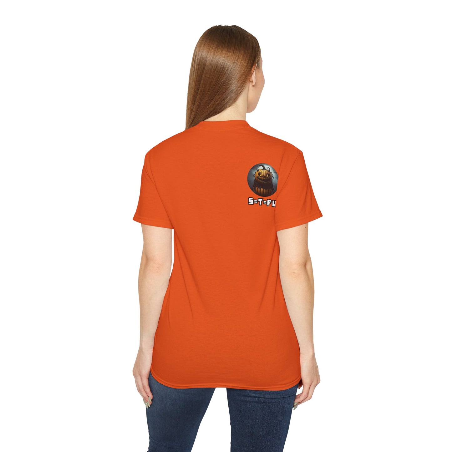 S=T=FU / 014 THP 001 / Unisex Ultra Cotton Tee / Halloween Pumpkin 01