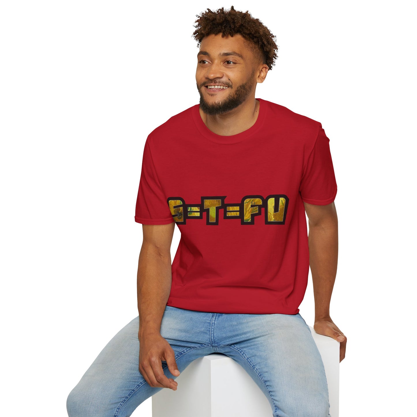 S=T=FU / 013 TBS 001 / Unisex Softstyle T-Shirt / On Brand Sunflowers