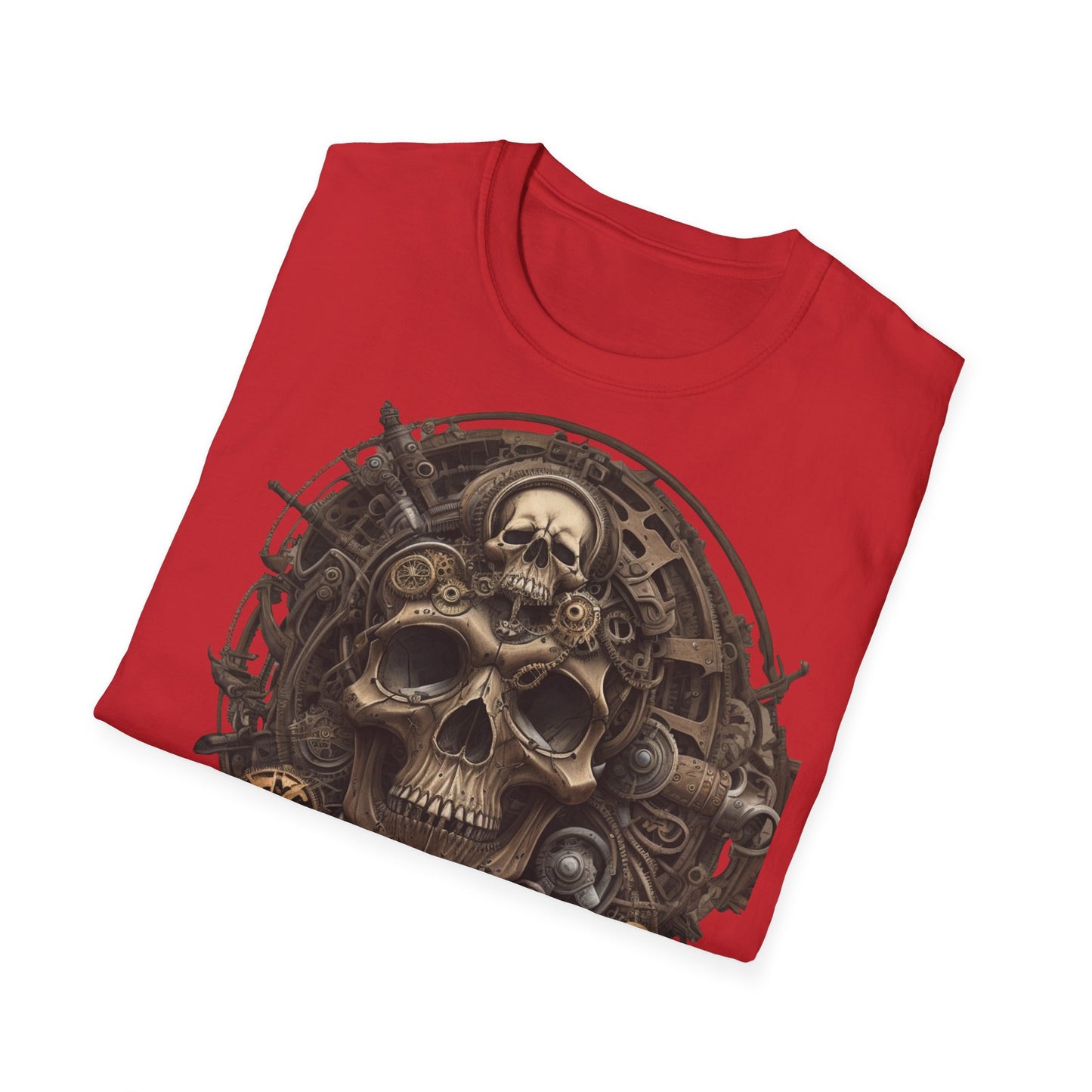 S=T=FU / 006 TSS 001 / Unisex Softstyle T-Shirt / Bronze Skull 01