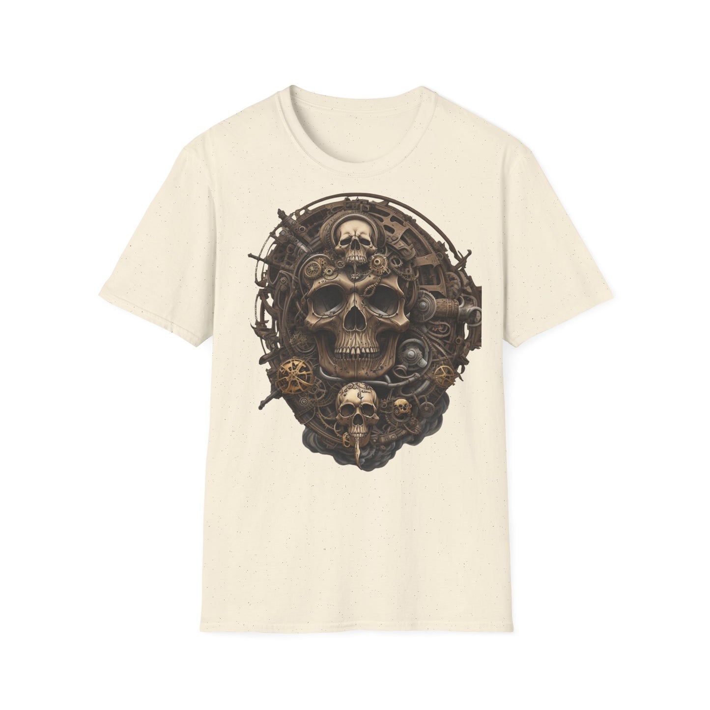 S=T=FU / 006 TSS 001 / Unisex Softstyle T-Shirt / Bronze Skull 01