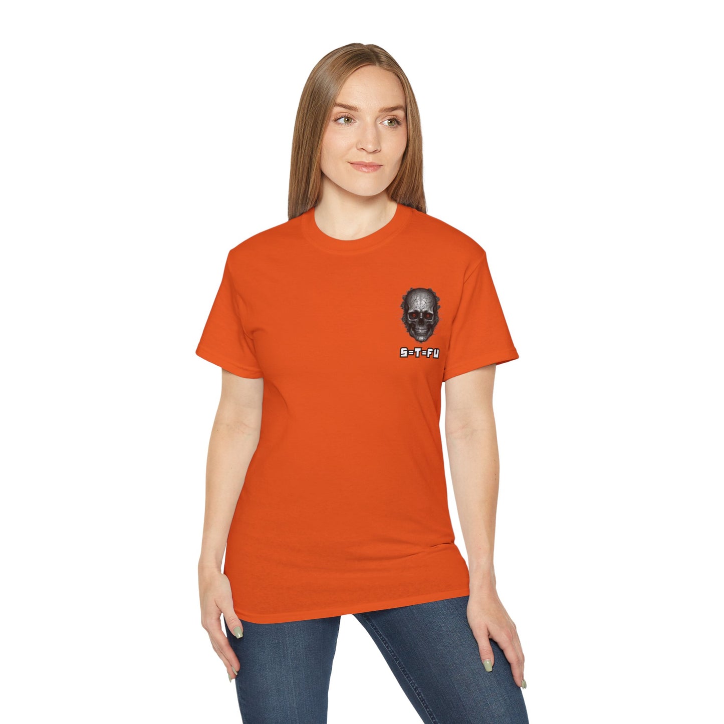 S=T=FU / 012 TSD 001 / Unisex Ultra Cotton Tee / Biker Devil Skull