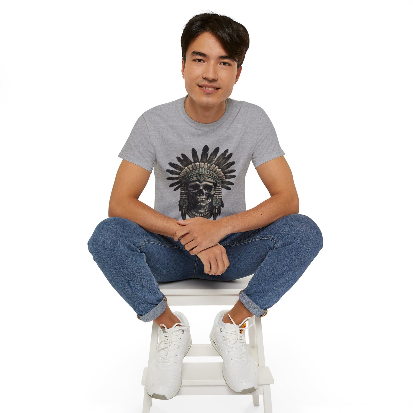 S=T=FU / 008 TSA 001 / Unisex Ultra Cotton Tee / Aztec Mictecacihuatl