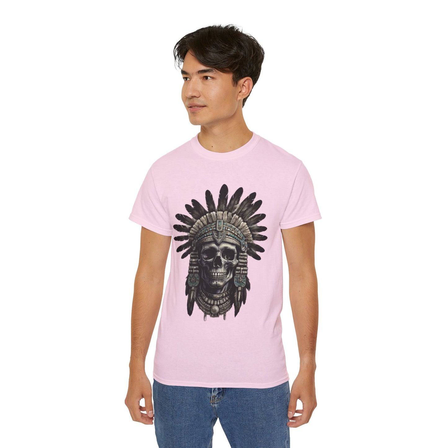 S=T=FU / 008 TSA 001 / Unisex Ultra Cotton Tee / Aztec Mictecacihuatl