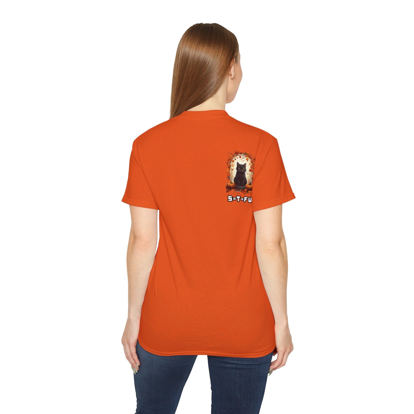 S=T=FU / 011 THC 001 / Unisex Ultra Cotton Tee / Halloween Cat 01