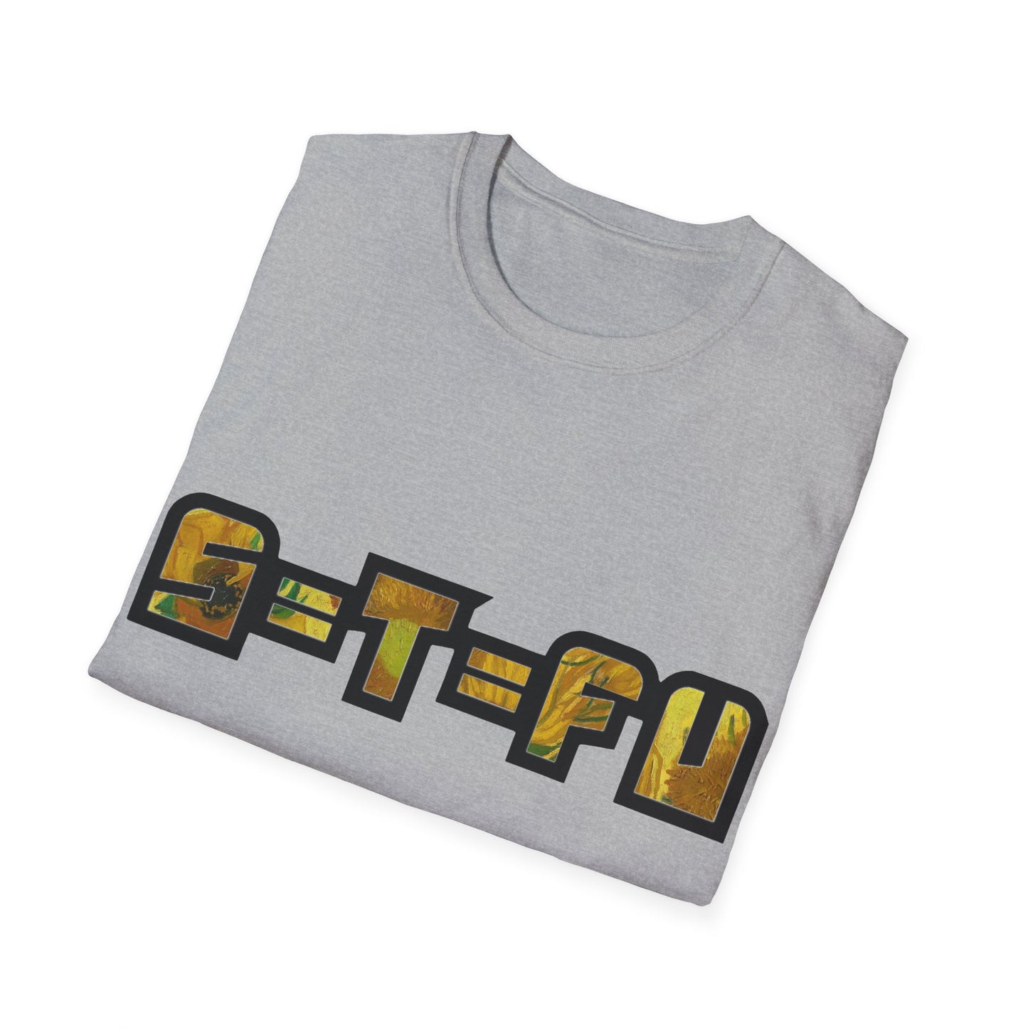 S=T=FU / 013 TBS 001 / Unisex Softstyle T-Shirt / On Brand Sunflowers