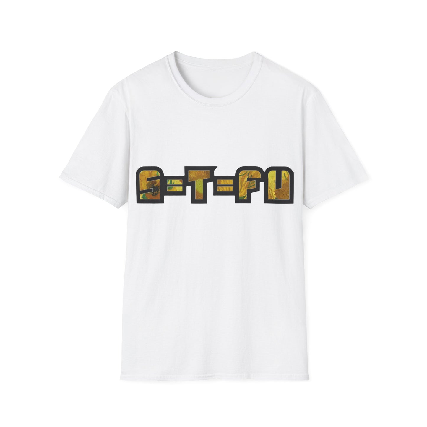 S=T=FU / 013 TBS 001 / Unisex Softstyle T-Shirt / On Brand Sunflowers