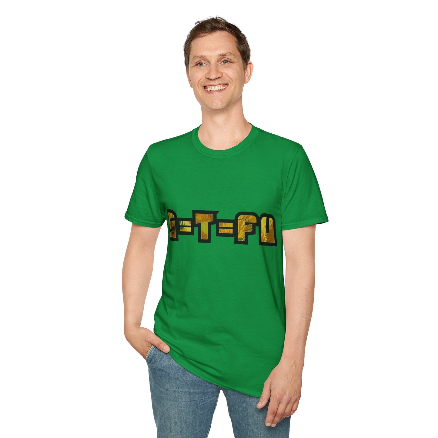 S=T=FU / 013 TBS 001 / Unisex Softstyle T-Shirt / On Brand Sunflowers