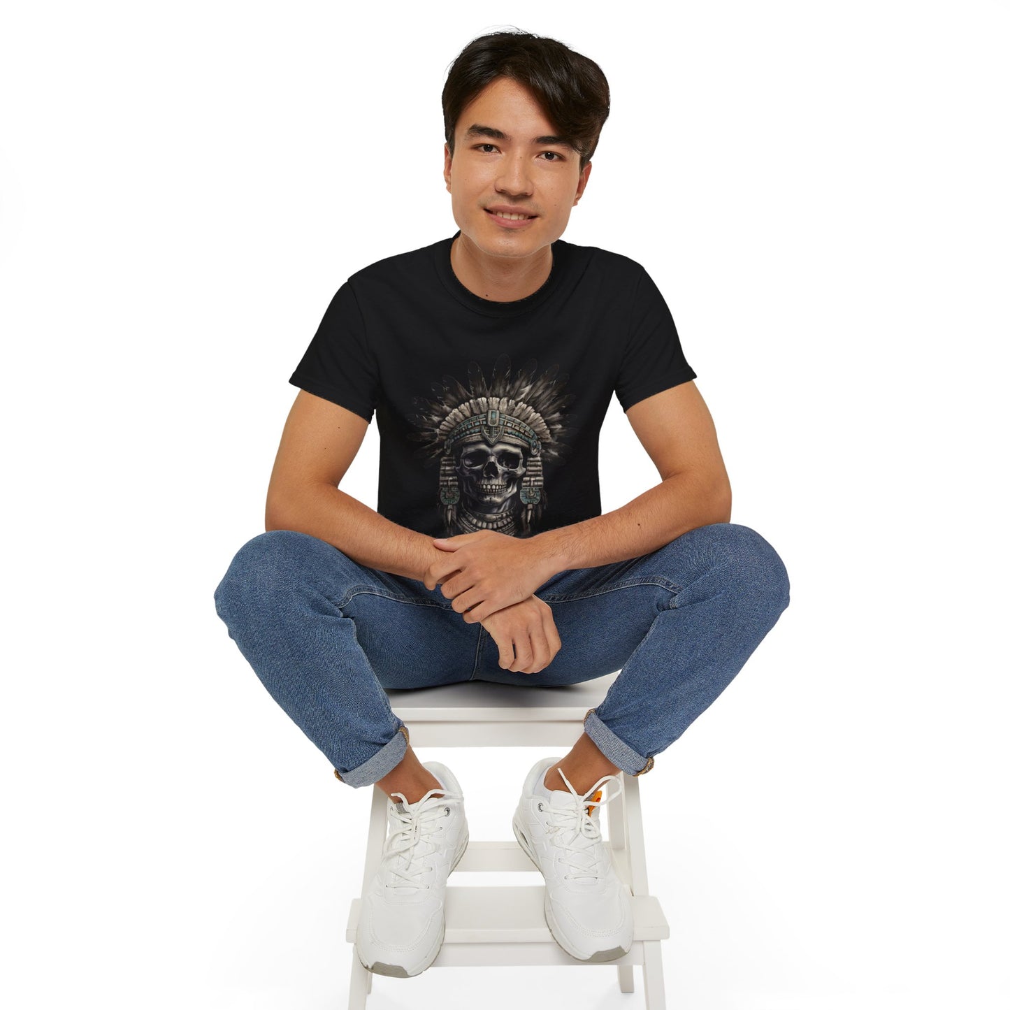 S=T=FU / 008 TSA 001 / Unisex Ultra Cotton Tee / Aztec Mictecacihuatl