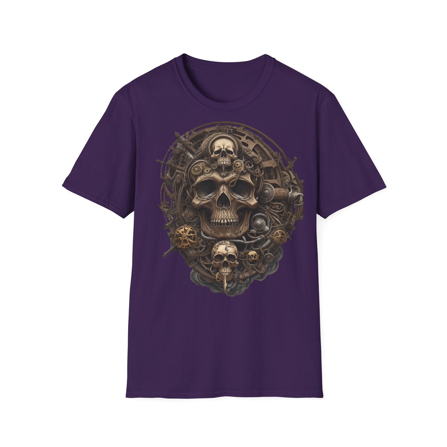 S=T=FU / 006 TSS 001 / Unisex Softstyle T-Shirt / Bronze Skull 01