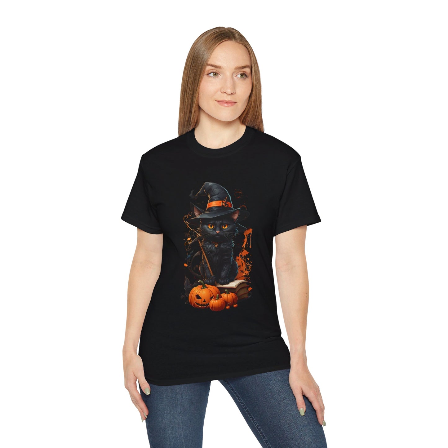 S=T=FU / 011 THC 001 / Unisex Ultra Cotton Tee / Halloween Cat 01