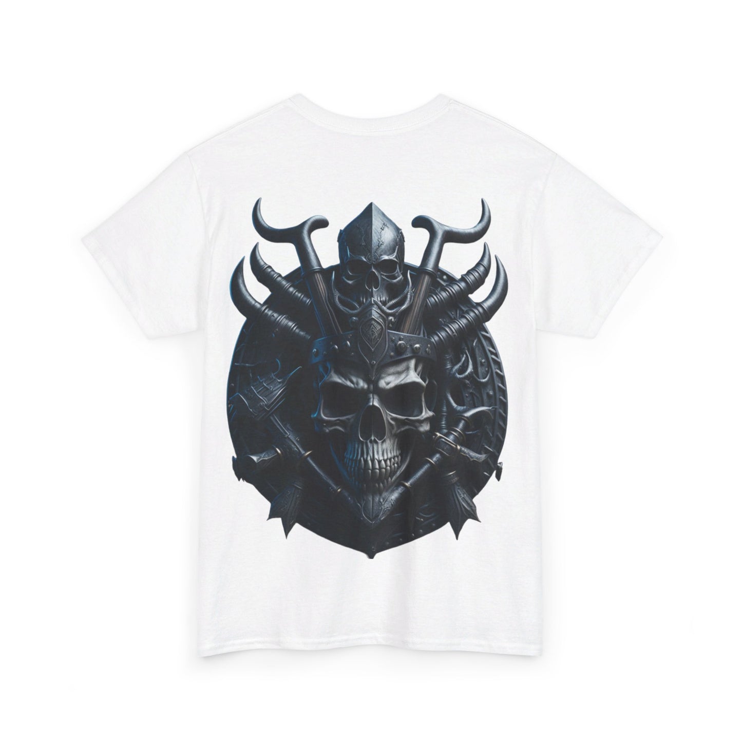S=T=FU / 001 TSV 001 / Unisex Heavy Cotton Tee / Biker Viking Skull