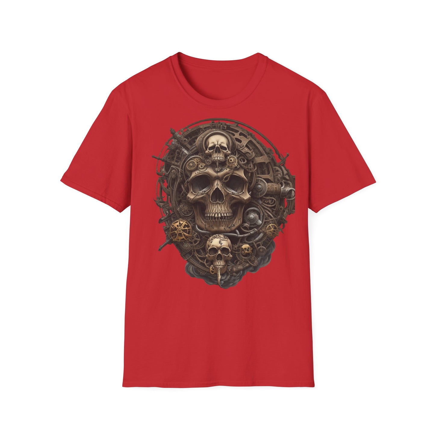 S=T=FU / 006 TSS 001 / Unisex Softstyle T-Shirt / Bronze Skull 01