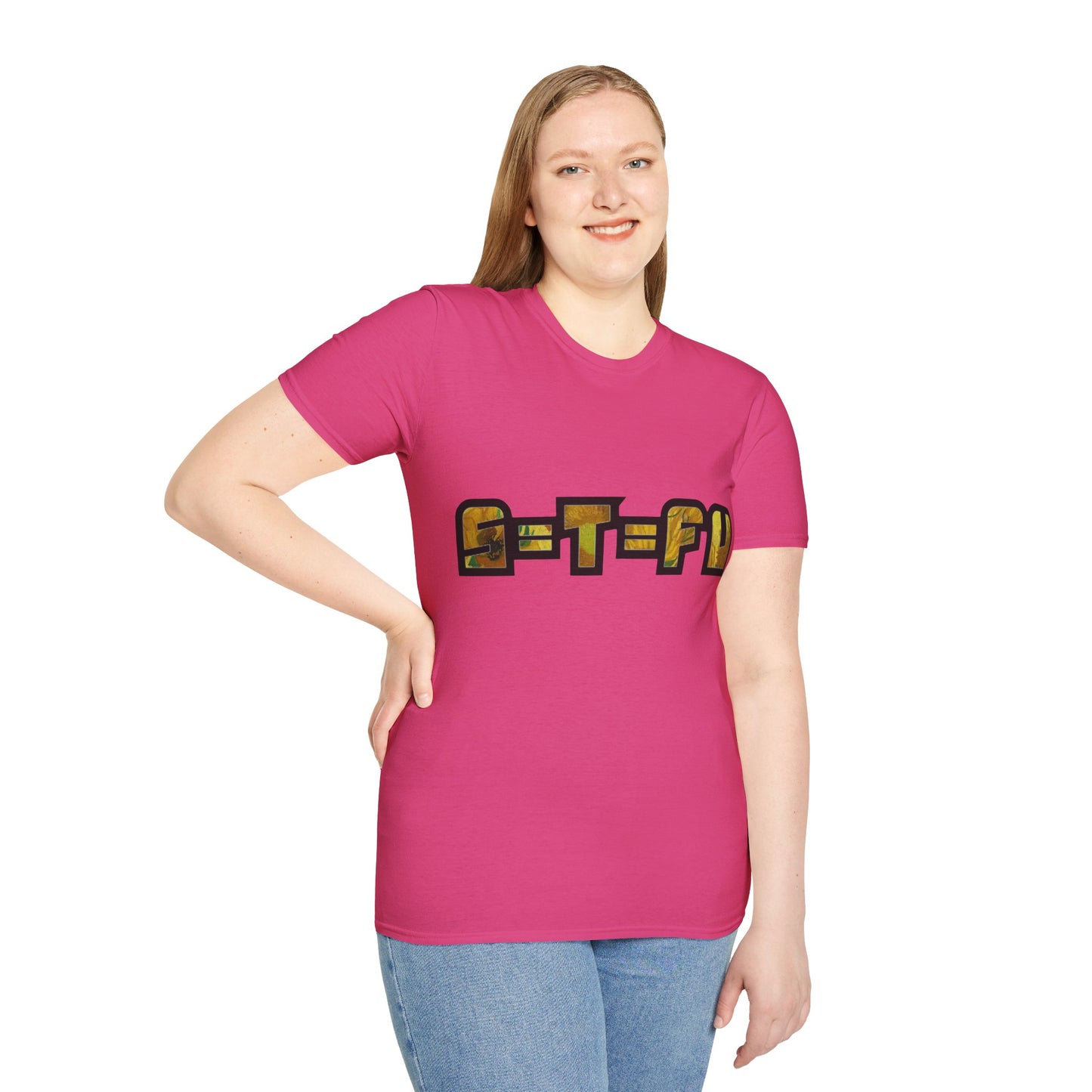 S=T=FU / 013 TBS 001 / Unisex Softstyle T-Shirt / On Brand Sunflowers