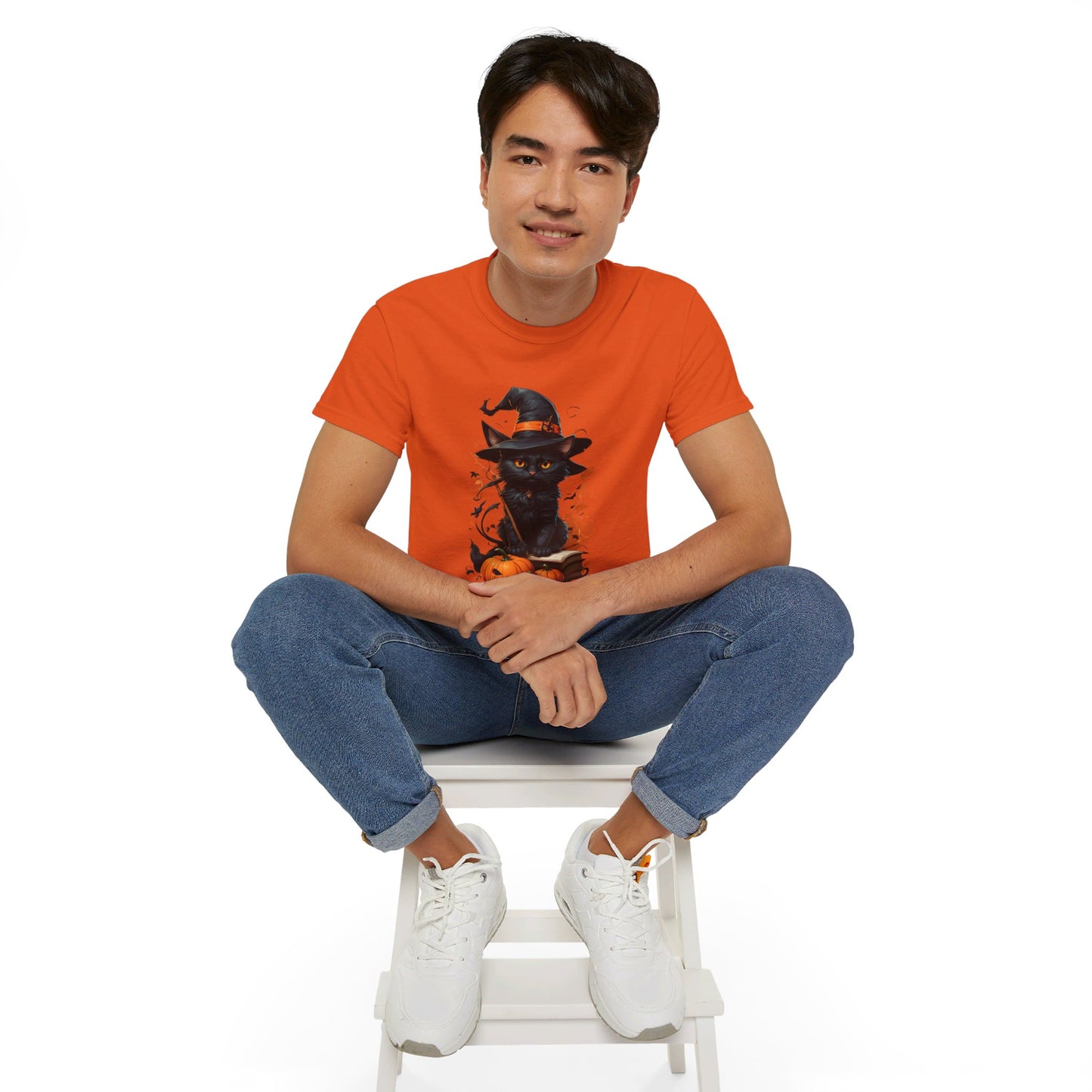 S=T=FU / 011 THC 001 / Unisex Ultra Cotton Tee / Halloween Cat 01